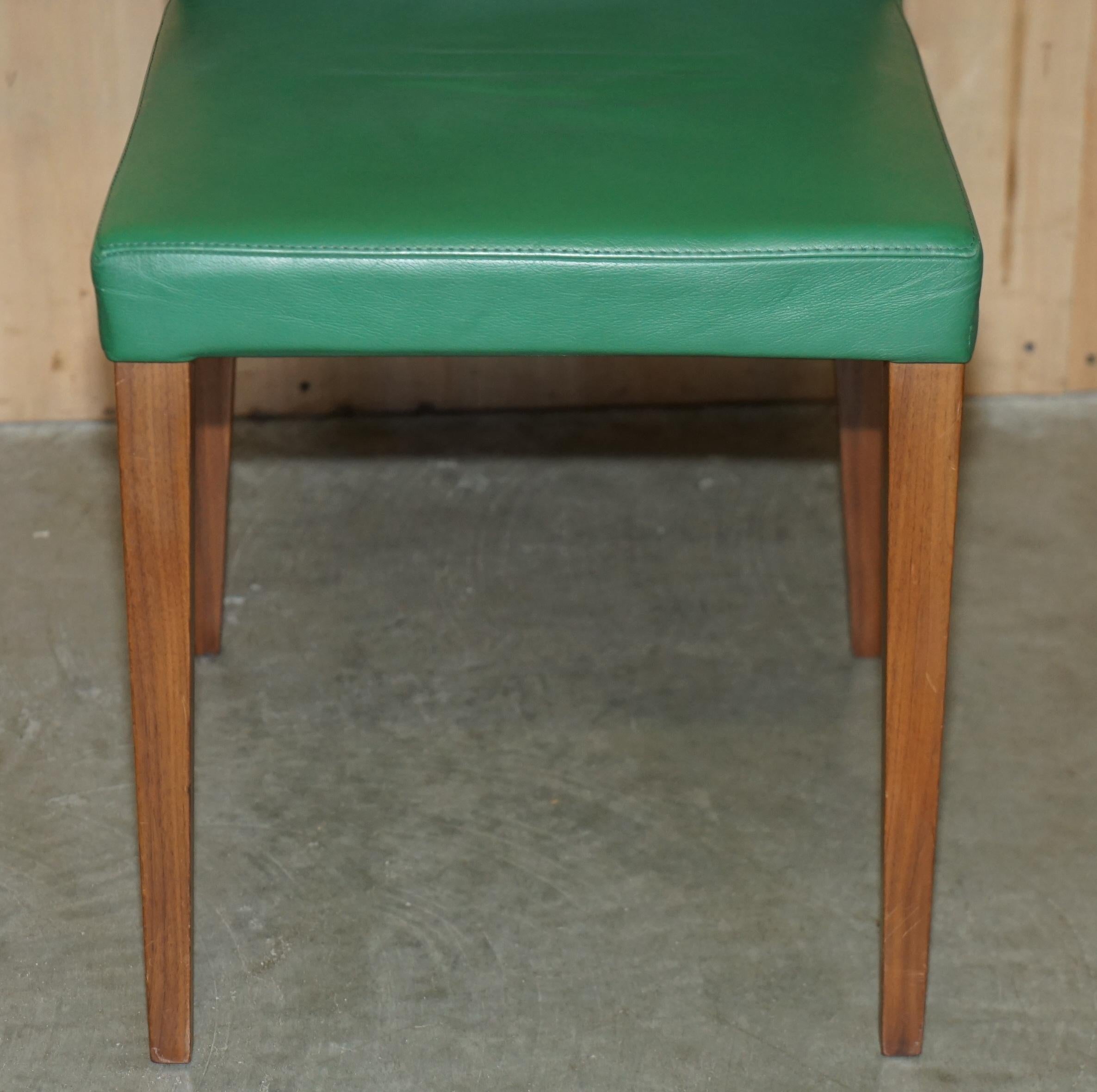 Wichtiges Paar SELTENE ORIGINAL ROLEX GRÜNE LEDER-BOUTIQUE DEALERS ARMCHAIRs 7