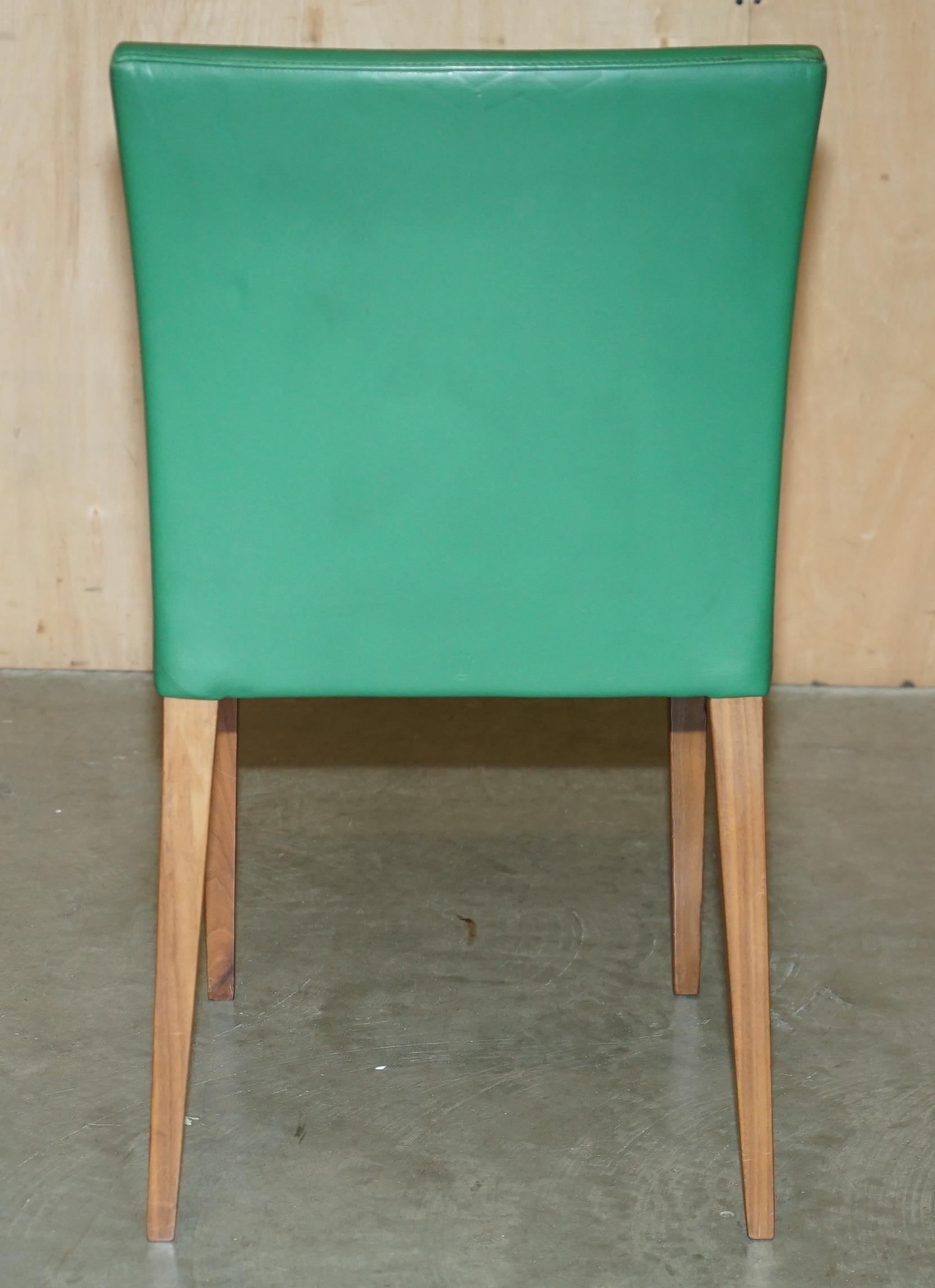 Wichtiges Paar SELTENE ORIGINAL ROLEX GRÜNE LEDER-BOUTIQUE DEALERS ARMCHAIRs 11