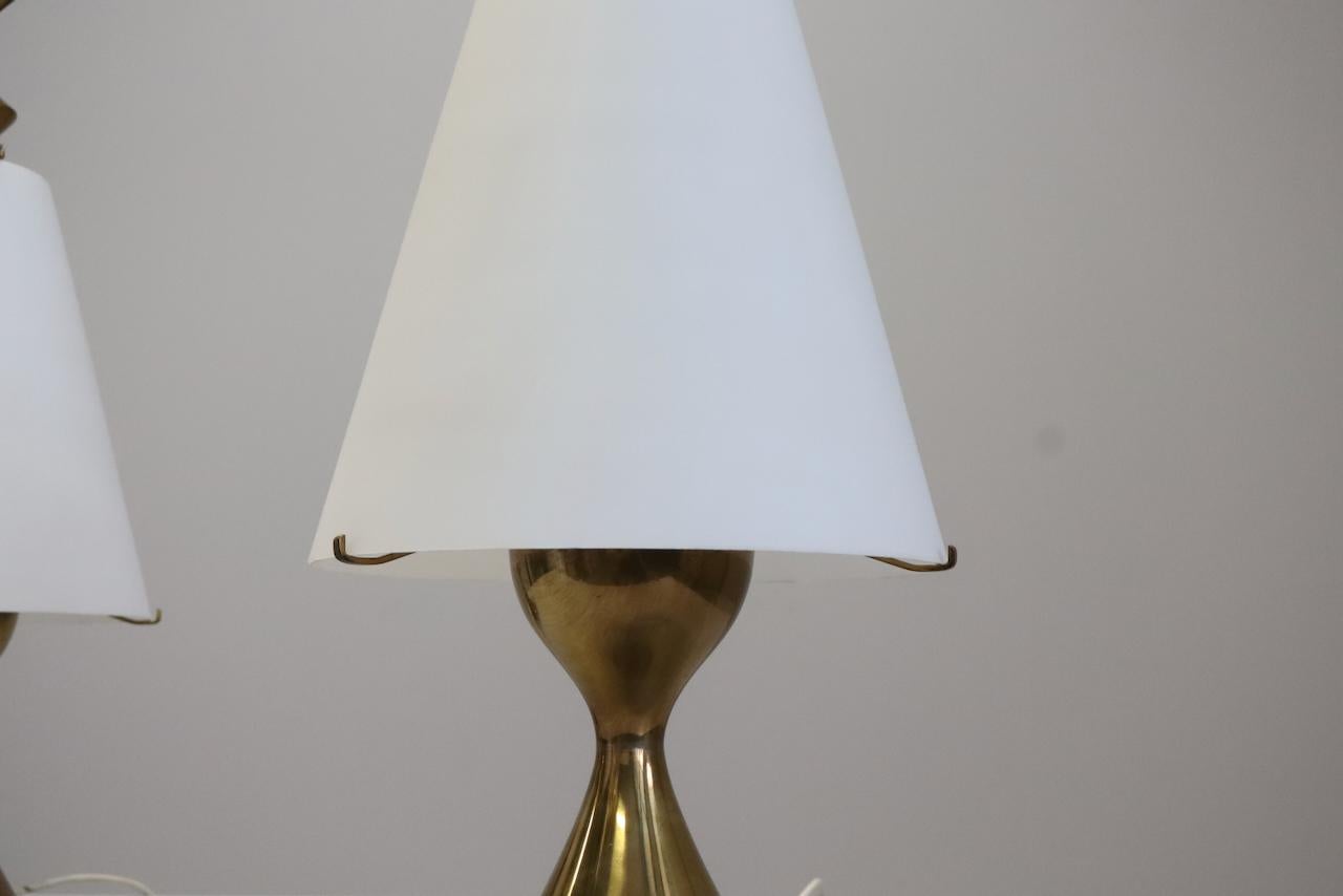 Importante coppia di rare lampade da tavolo Max Ingrand per Fontana Arte, Italia in vendita 2