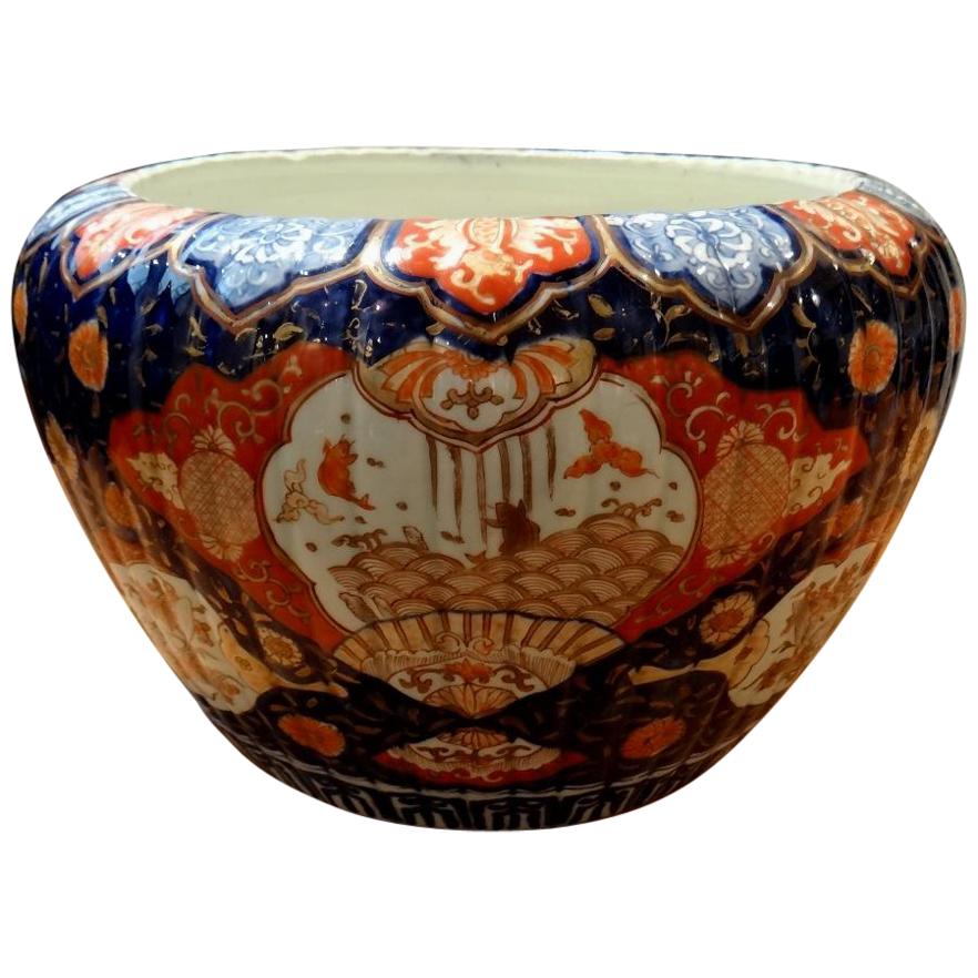  Important Porcelain Pot of Japan Imari Decoration Late 19th Century For Sale