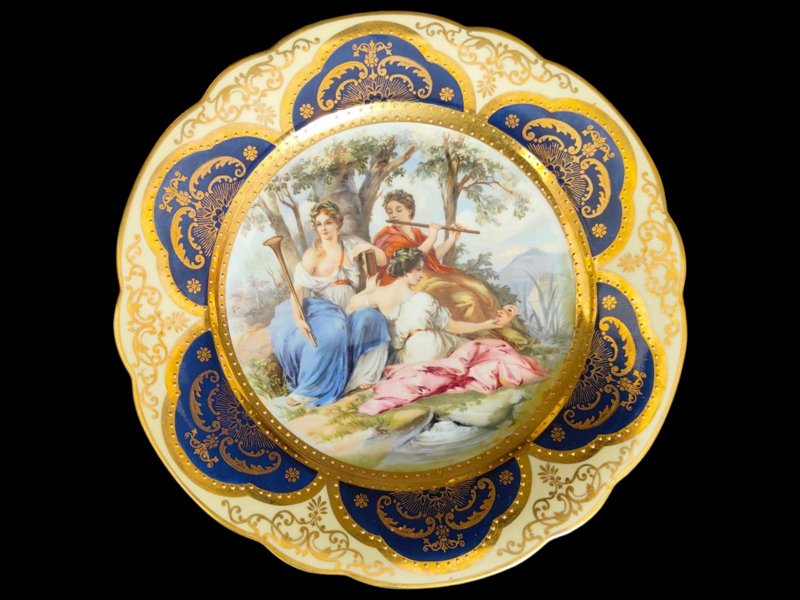 Porzellan-Tischgeschirr aus Porzellan  Service 108 Pieces 19. Jahrhundert im Angebot 12