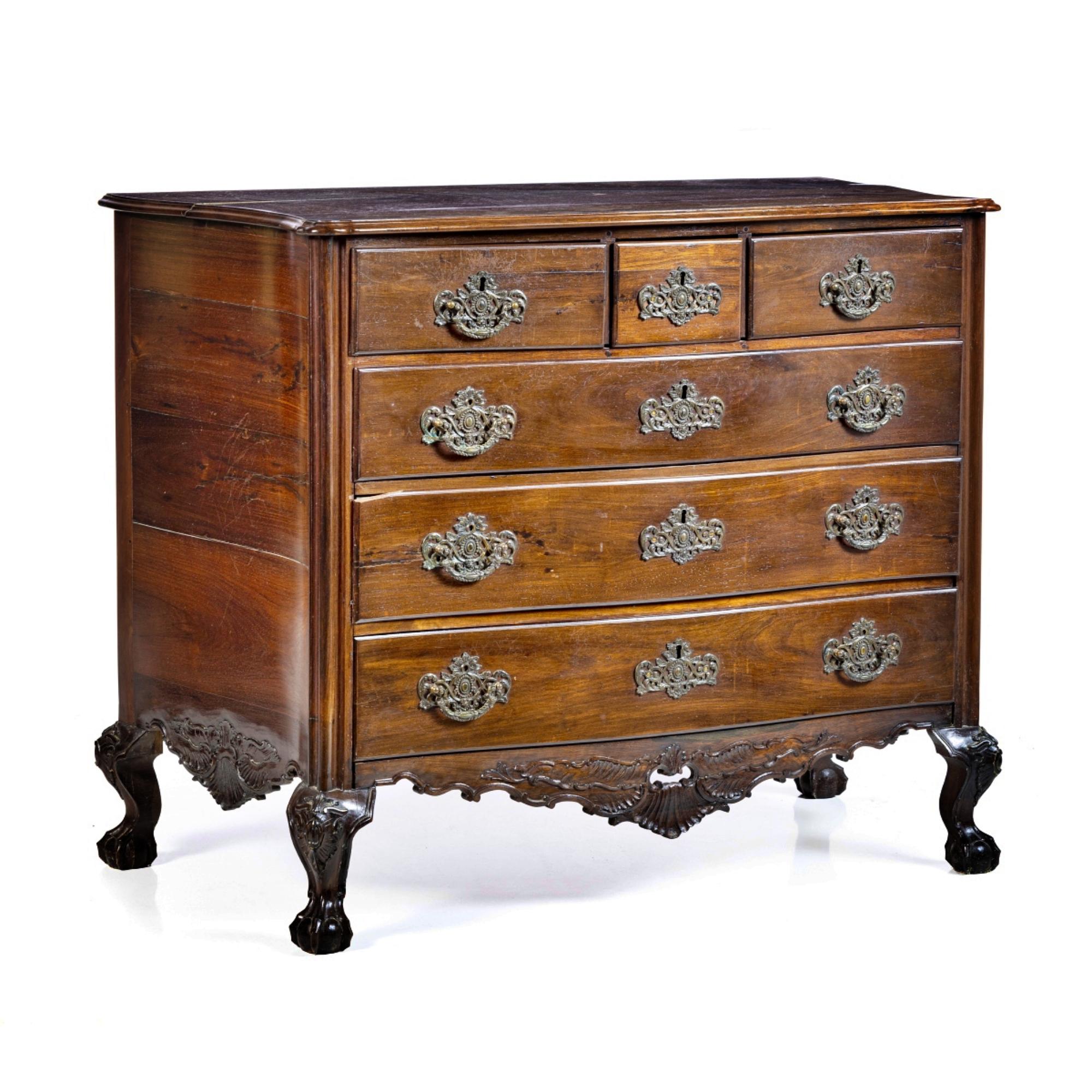 Portuguese IMPORTANT PORTUGUESE COMMODE D. JOÃO V 18th Century in ROSEWOOD For Sale