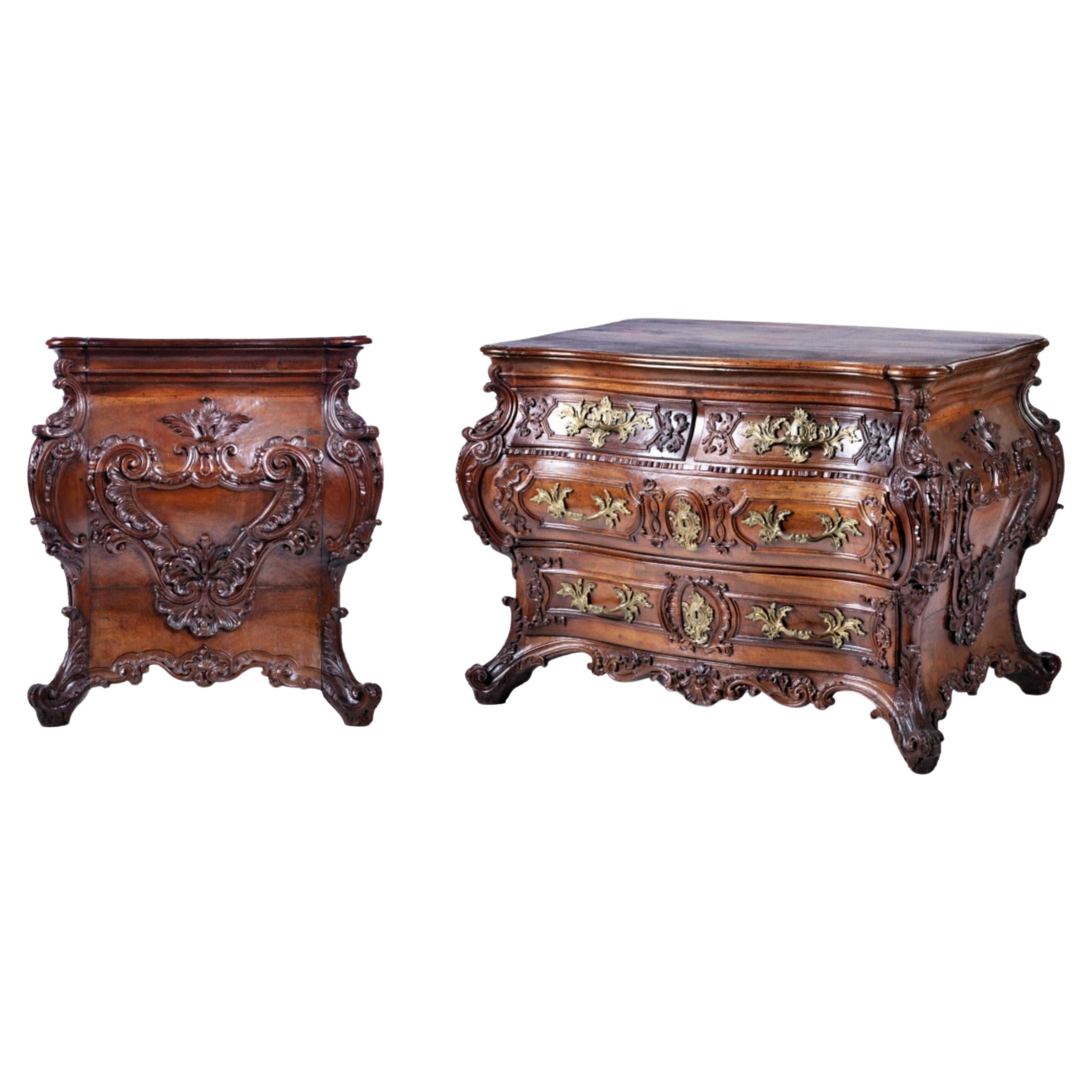Importante commode portoghese " D. João v " del XVIII secolo