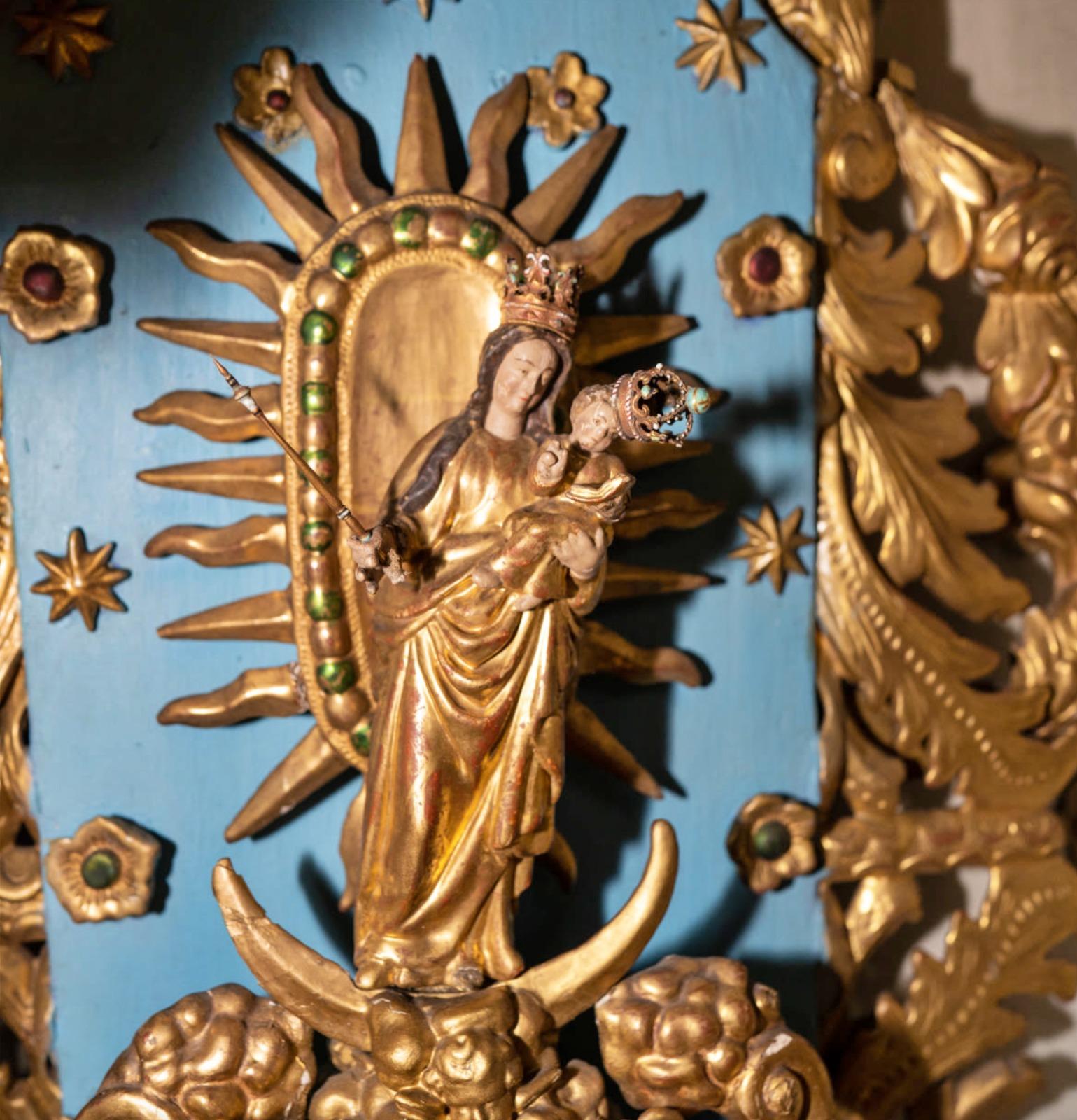 Baroque Important Oratoire portugais du 17ème siècle en vente