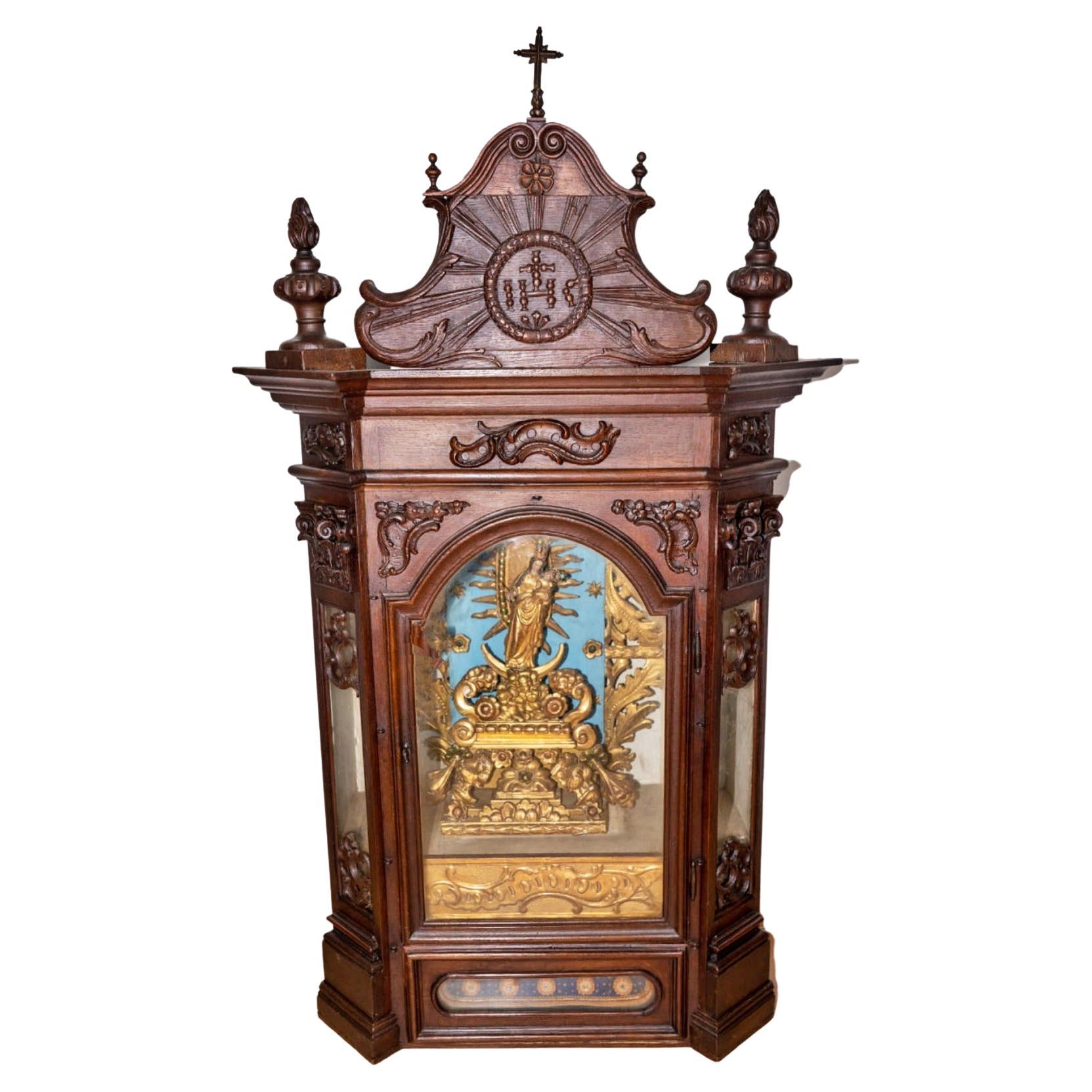 Important Portuguese Oratory from the 17th Century For Sale