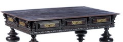 Important Portuguese Table 19th Century in Rosewood