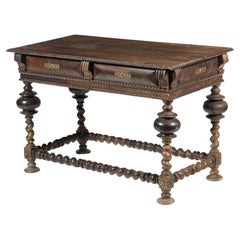 Important Portuguese Table 19th Century in Rosewood