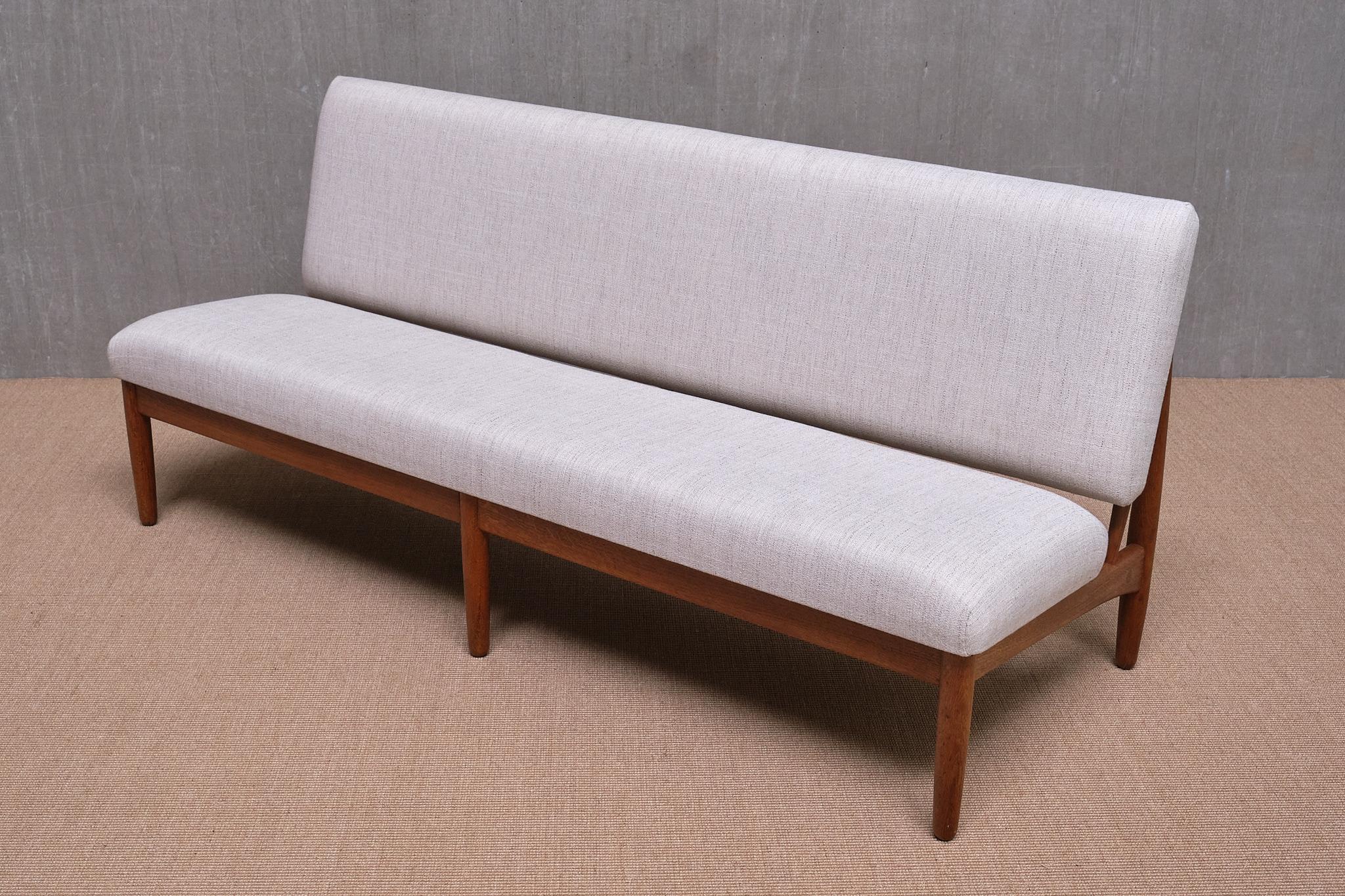 Freistehendes Poul Volther-Sofa, Schreiner Erhard Rasmussen, 1952 im Angebot 6