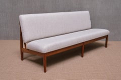 Importante sofá independiente Poul Volther, ebanista Erhard Rasmussen, 1952