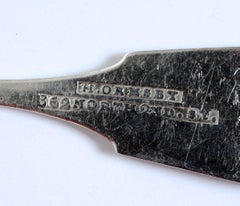 Important Pr of Sugar Spoons with Shell Shaped Bowls, by Henry Ormsby, Phila.