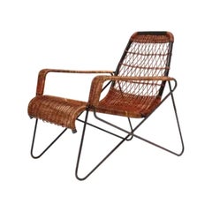 Important Raoul Guys "Antony" Lounge Chair for 'Cite' University, Paris, 1954