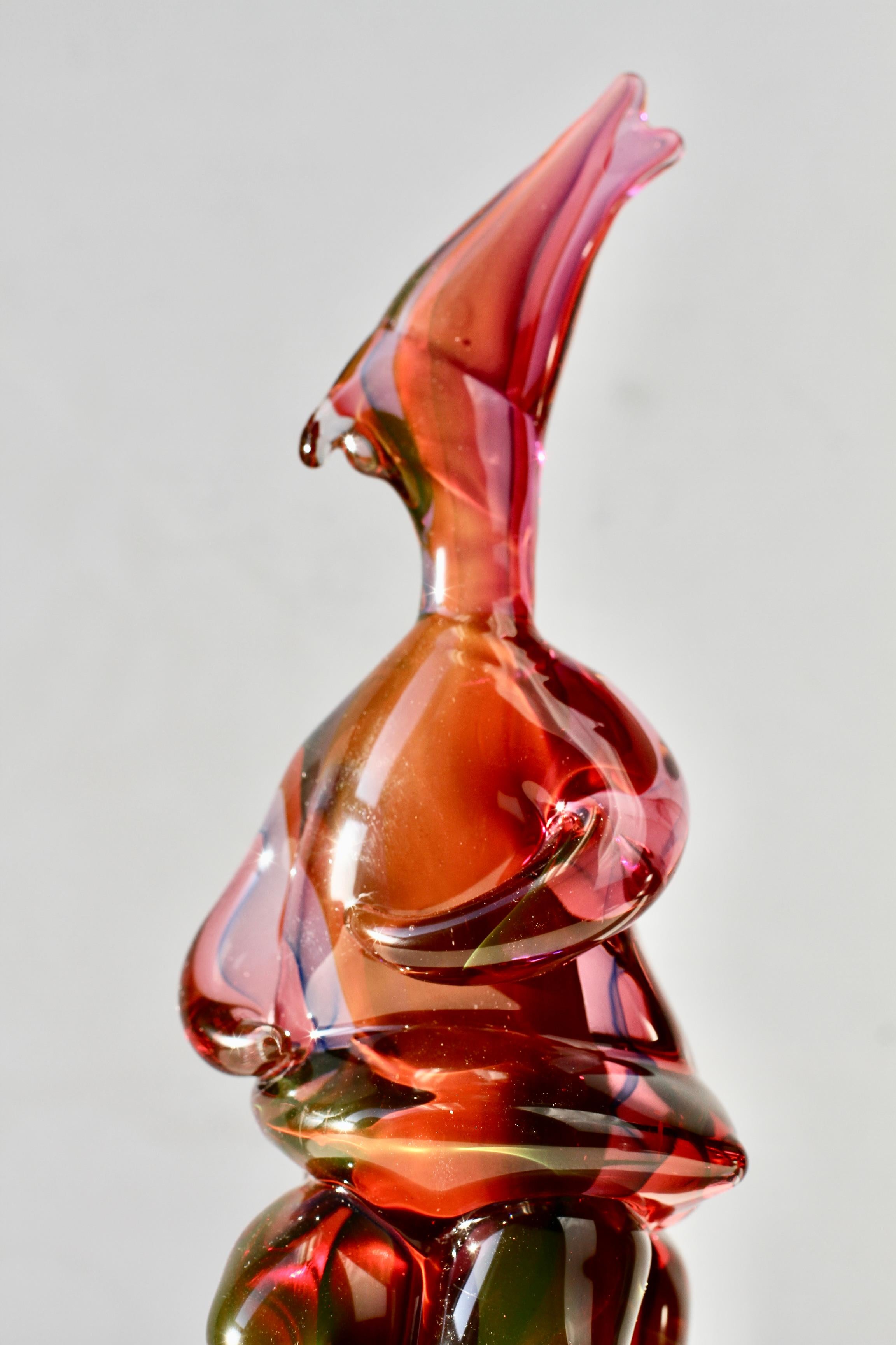 Importante e rara scultura in vetro di Murano degli anni '70 di Ermanno Nason per il Cenedese in vendita 8