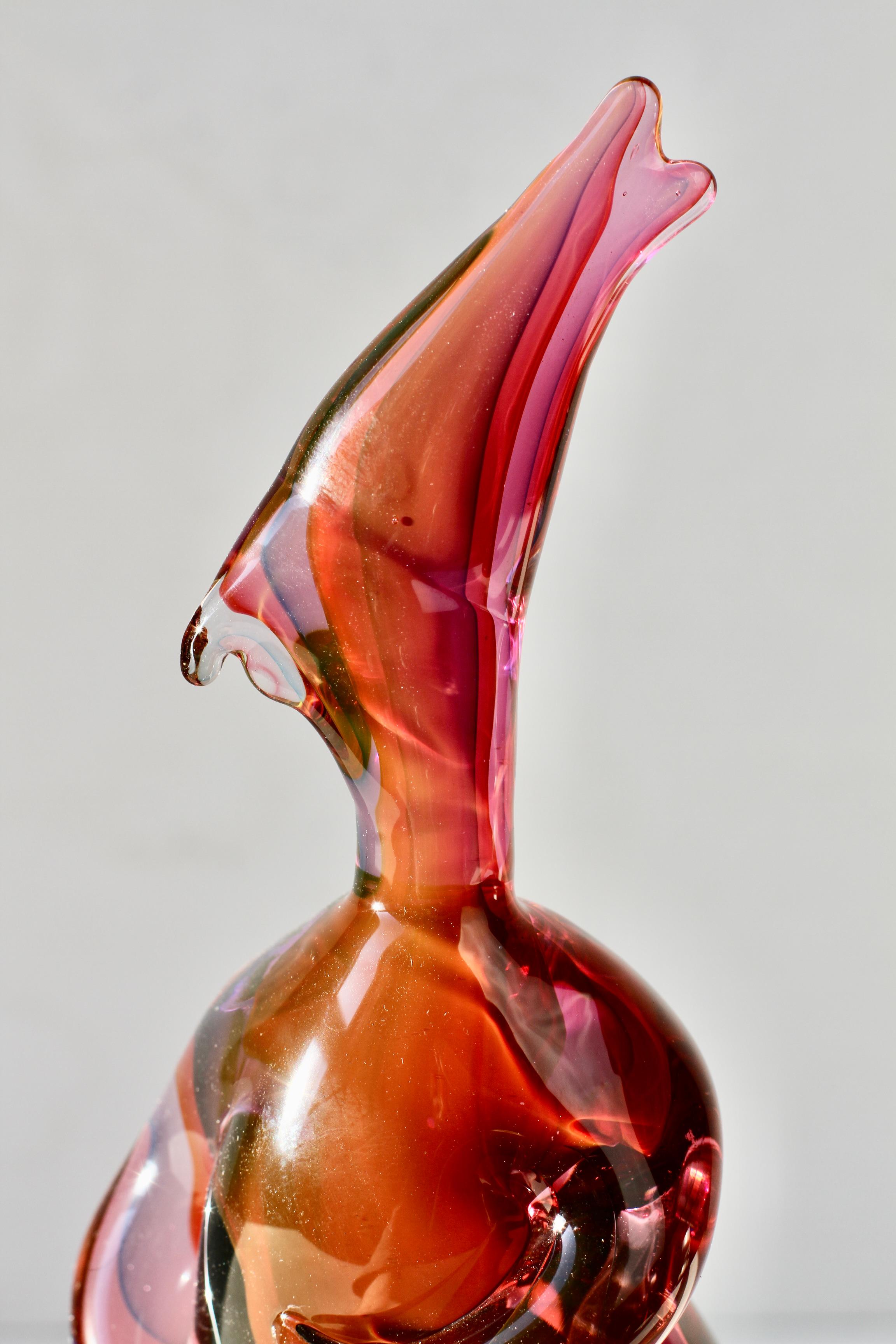 Importante e rara scultura in vetro di Murano degli anni '70 di Ermanno Nason per il Cenedese in vendita 9