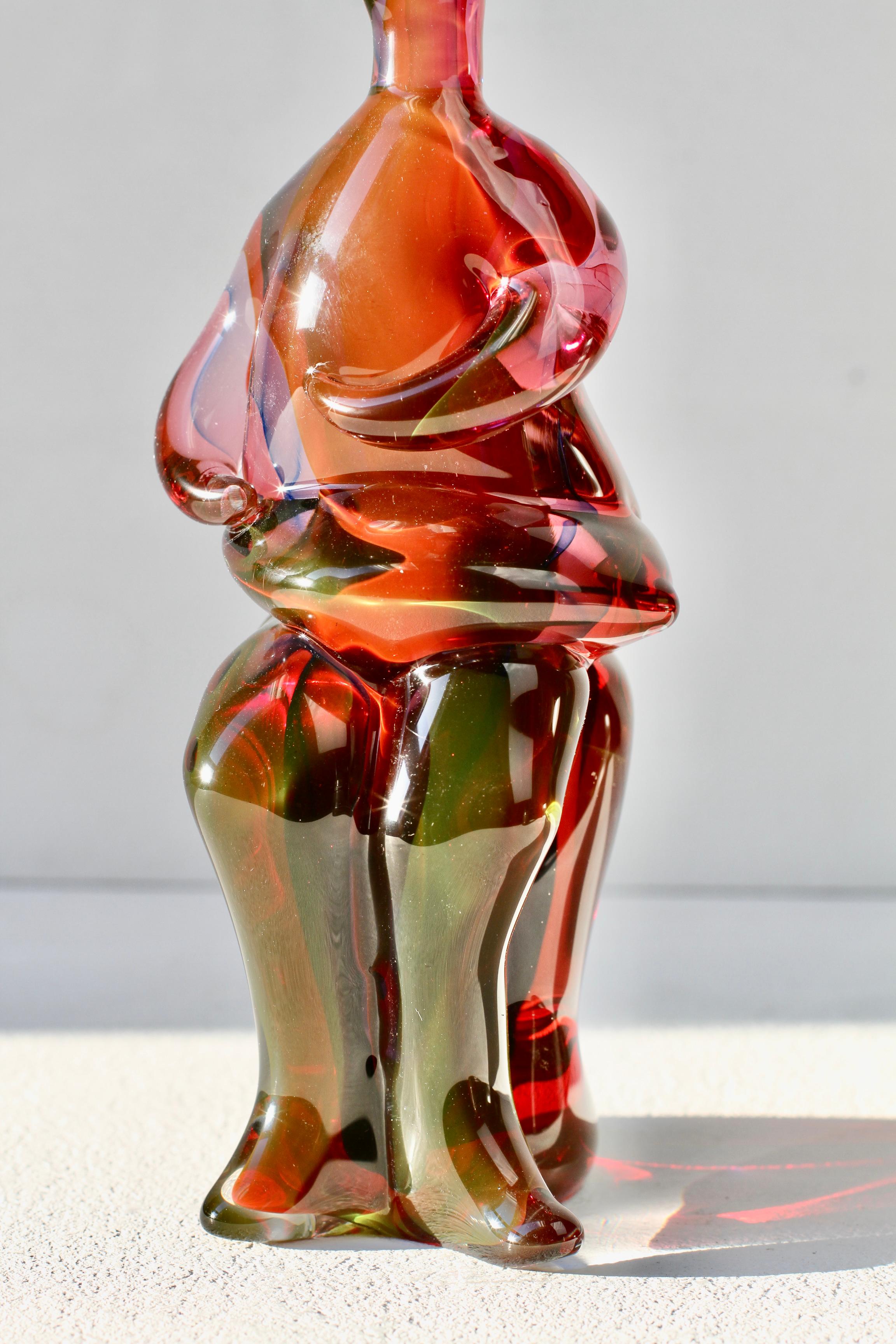 Importante e rara scultura in vetro di Murano degli anni '70 di Ermanno Nason per il Cenedese in vendita 10