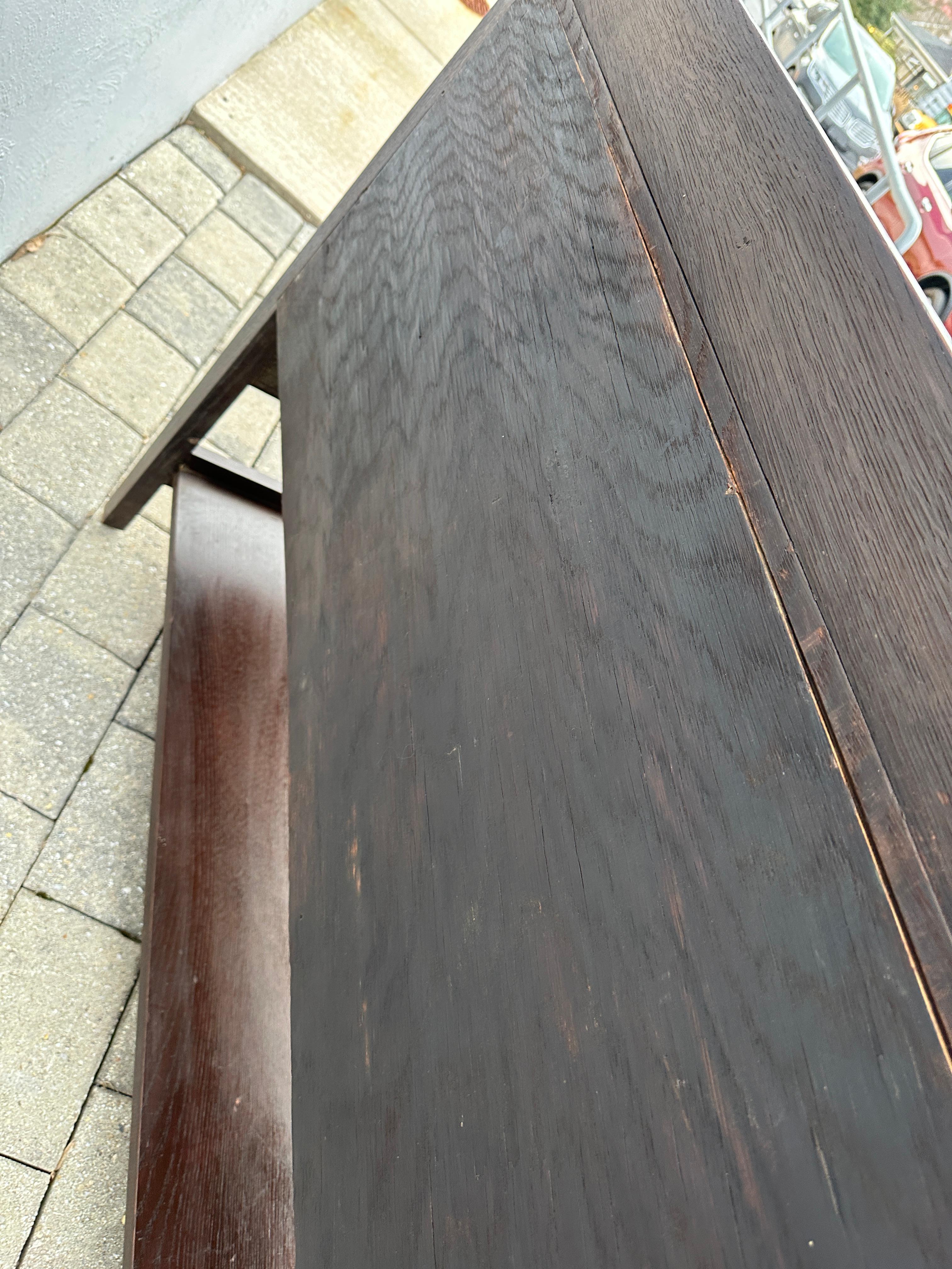 Important rare buffet Gustav Stickley (Harvey Ellis Design) modèle n° 800 W2443 en vente 12