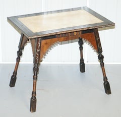 Important & Rare Original circa 1900 Carlo Bugatti Occasional Table & Chair Set