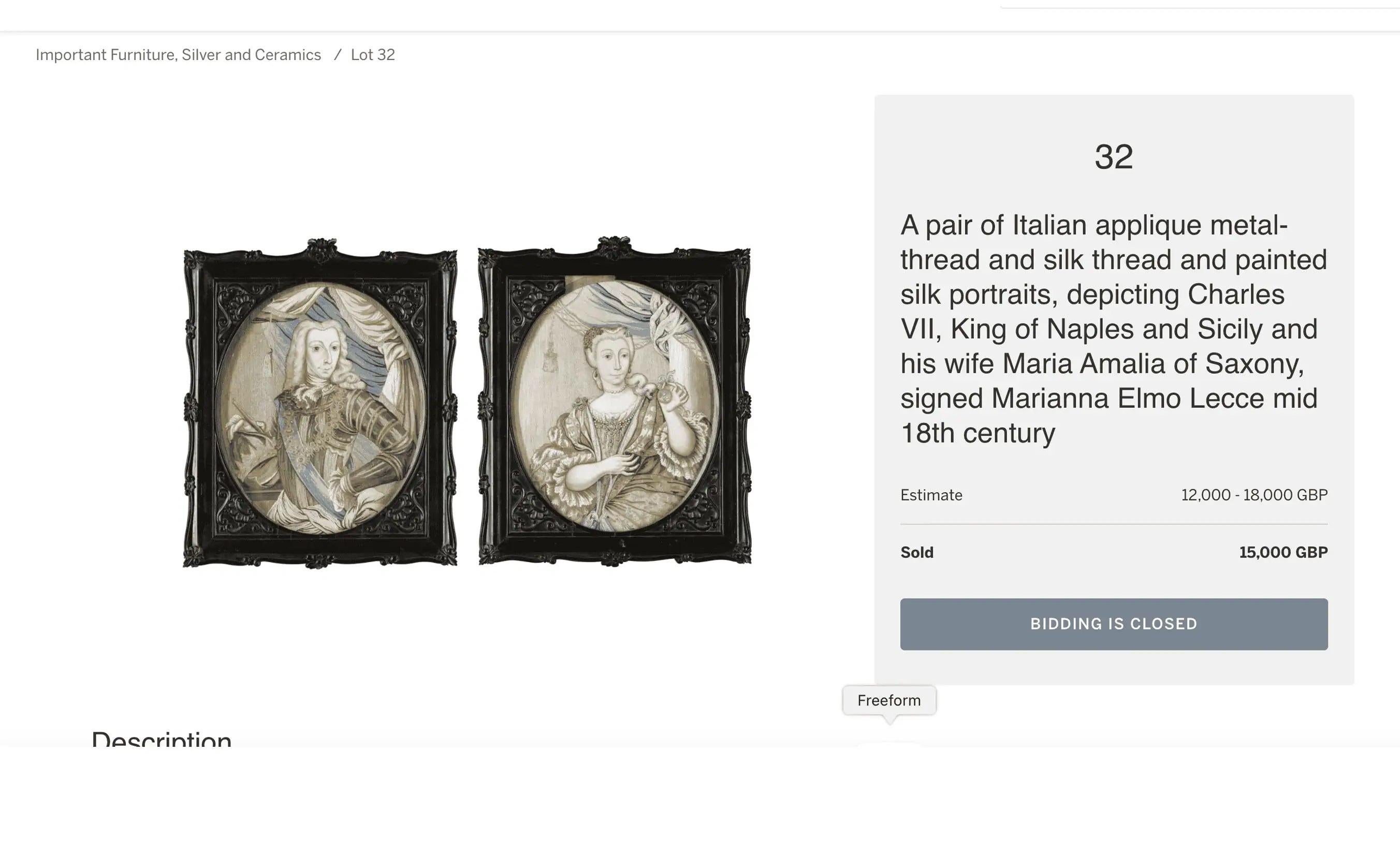 Wichtiger, seltener Satz von neun applizierten Seidentüchern von Marianna Elmo im Angebot 7