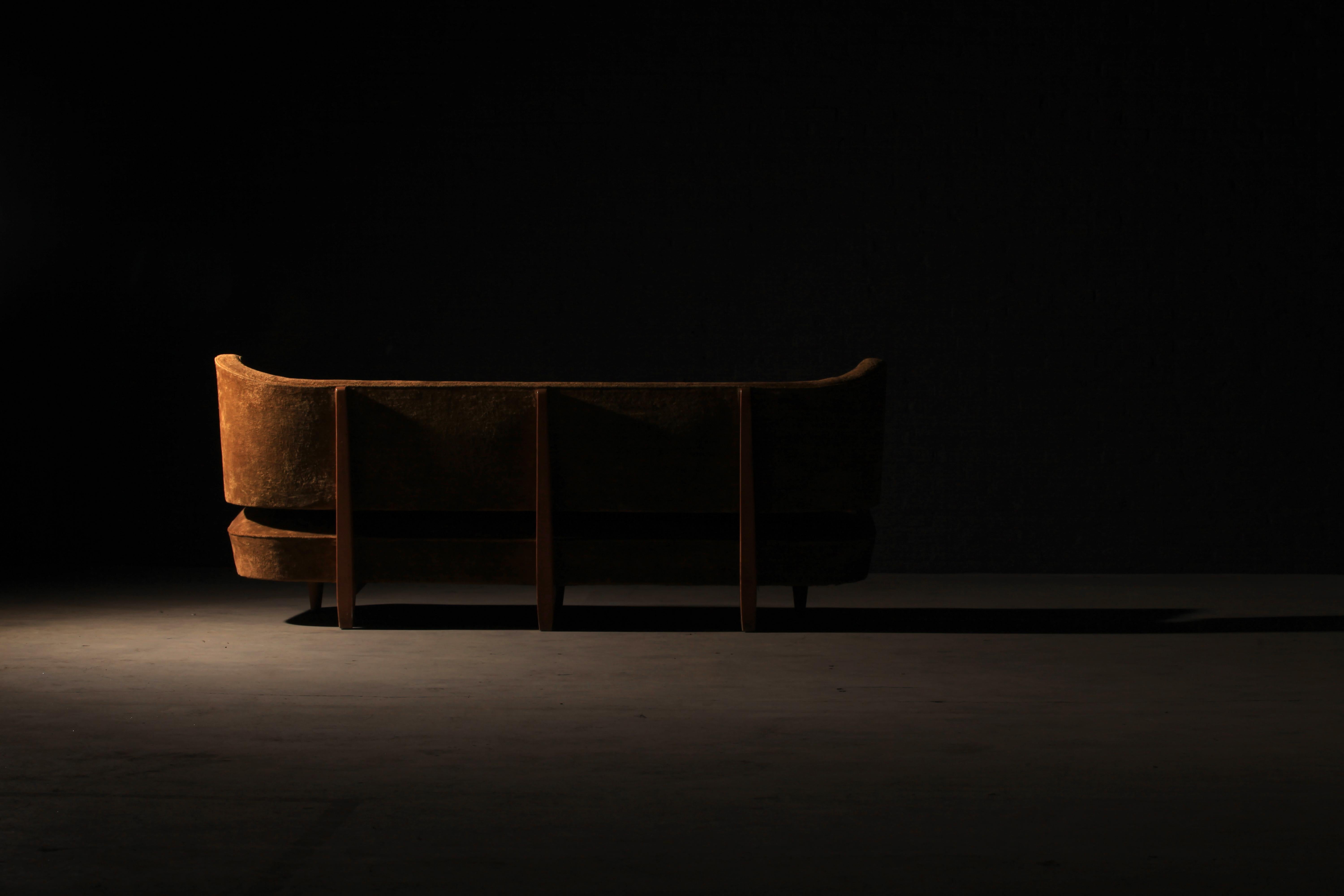Dutch Important Rare Sofa Designed by Theo Ruth for Artifort Maastricht, 1949 For Sale
