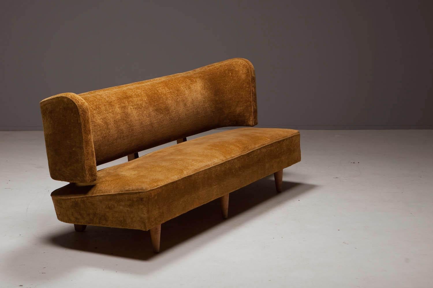 Mid-20th Century Important Rare Sofa Designed by Theo Ruth for Artifort Maastricht, 1949 For Sale