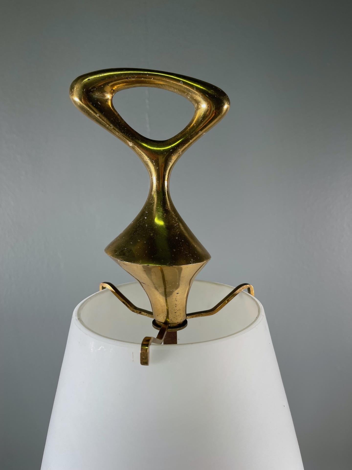 Important Rare Table Lamp Max Ingrand for Fontana Arte, Italy 3