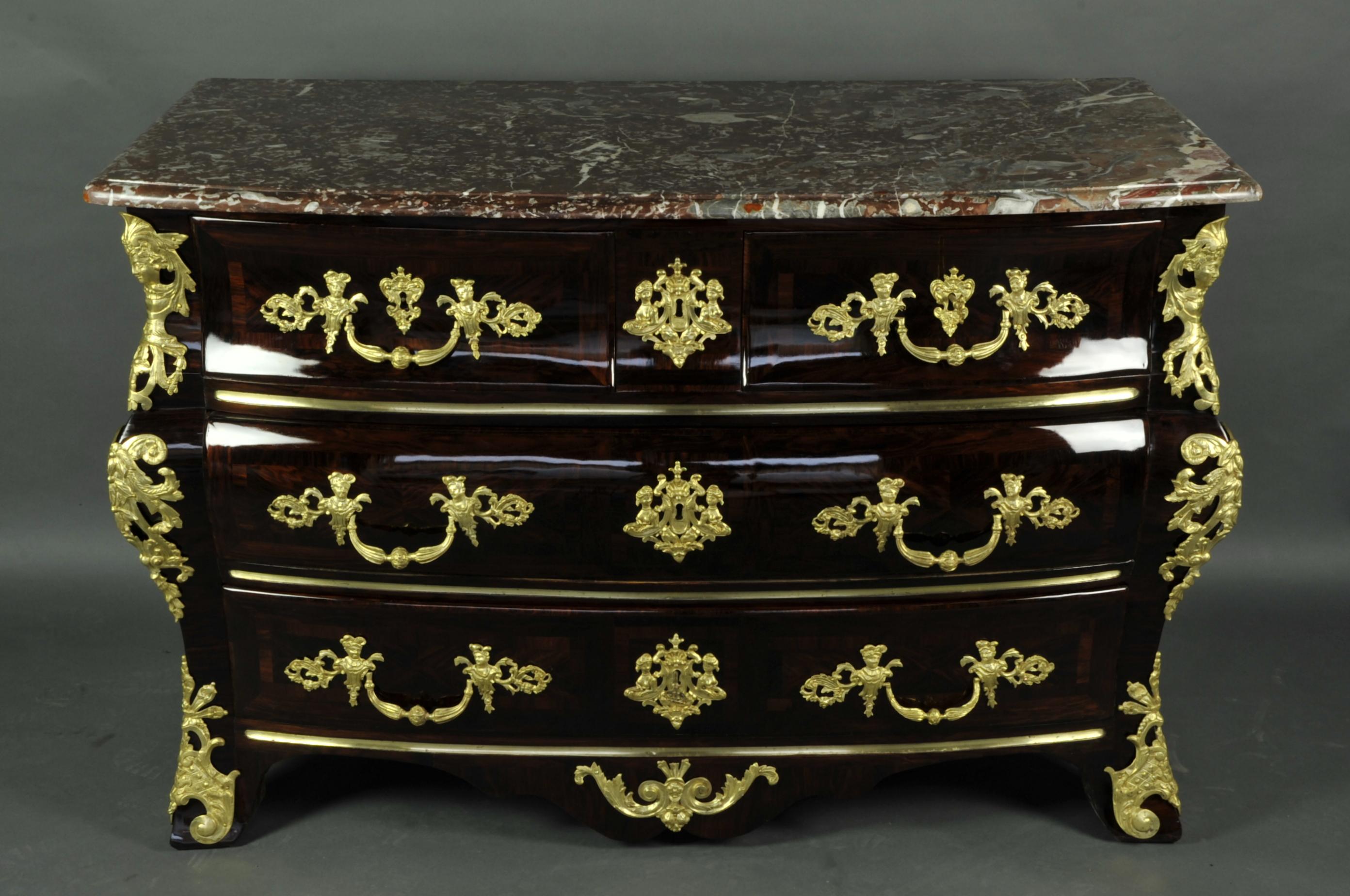 Ormolu Important Regency Period Tombeau Commode Stamped Jean-Mathieu Chevallier  For Sale