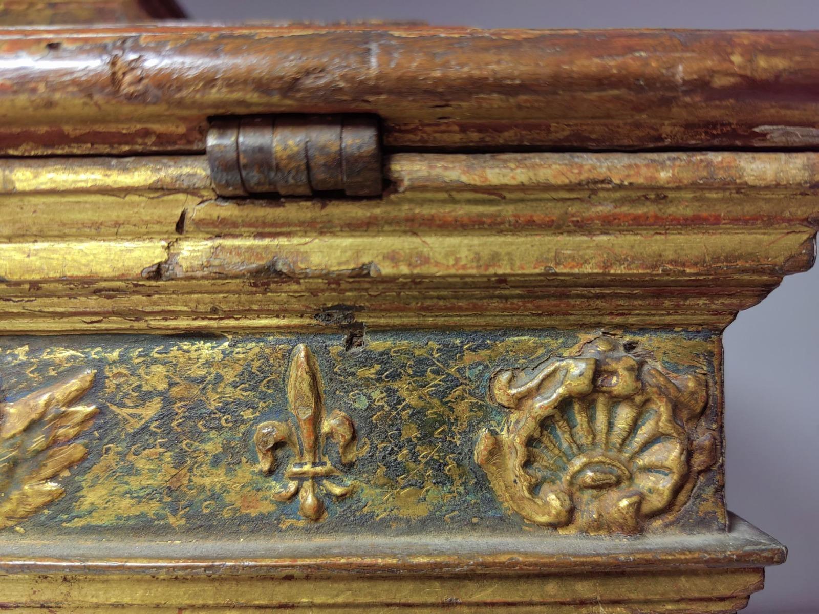 Baroque Importante boîte médicale de la Renaissance d'atelier espagnol ou italienne, vers 1550 en vente