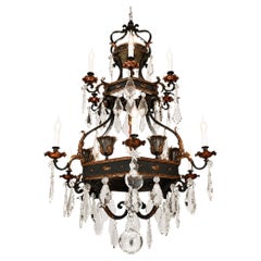 Important Renaissance-style chandelier, France, circa 1900/1920
