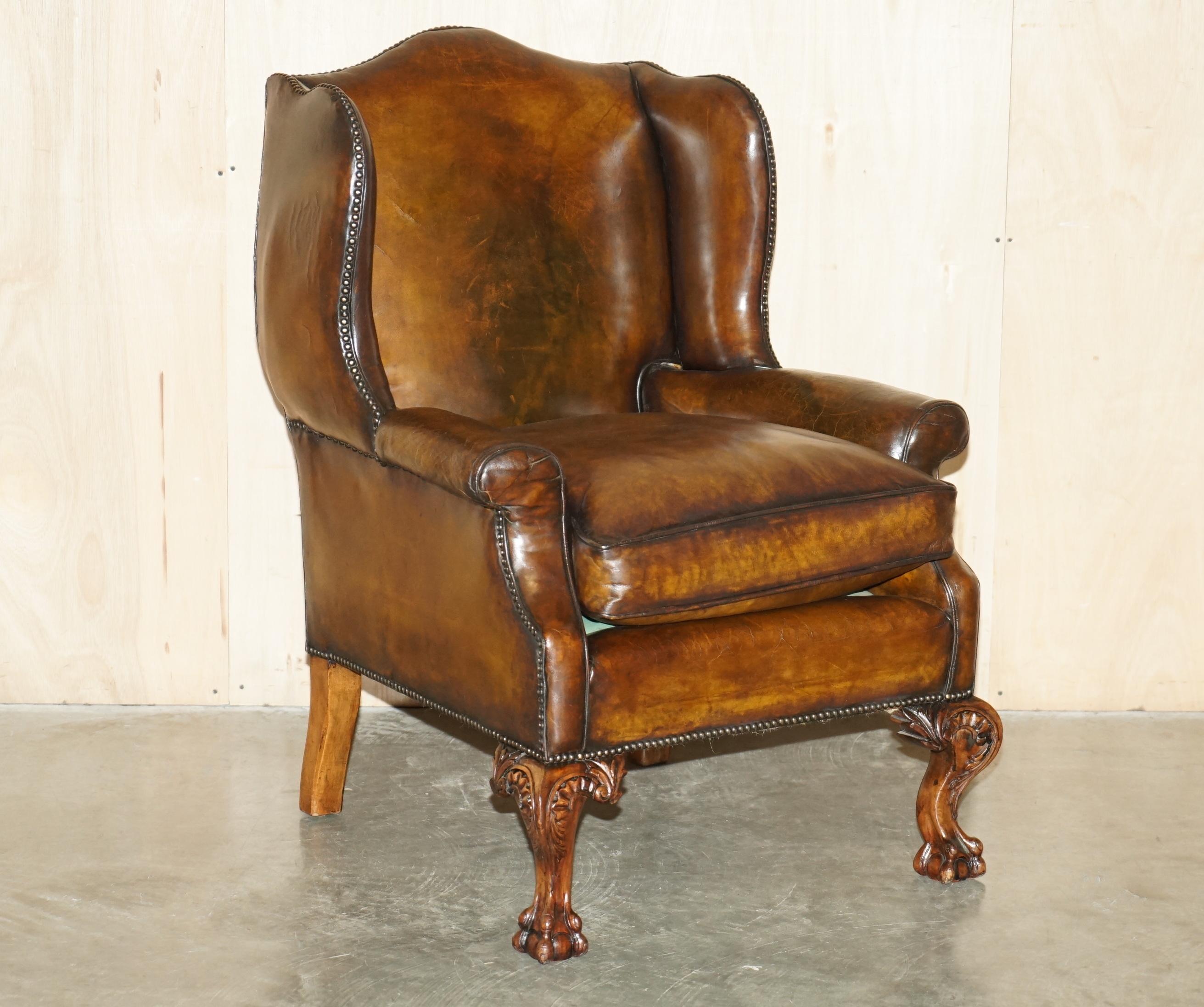 Royal House Antiques

Royal House Antiques is delighted to offer for sale this stunning, fully restored, hand dyed, very rare George II circa 1760 Wingback armchair

Please note the delivery fee listed is just a guide, it covers within the M25 only