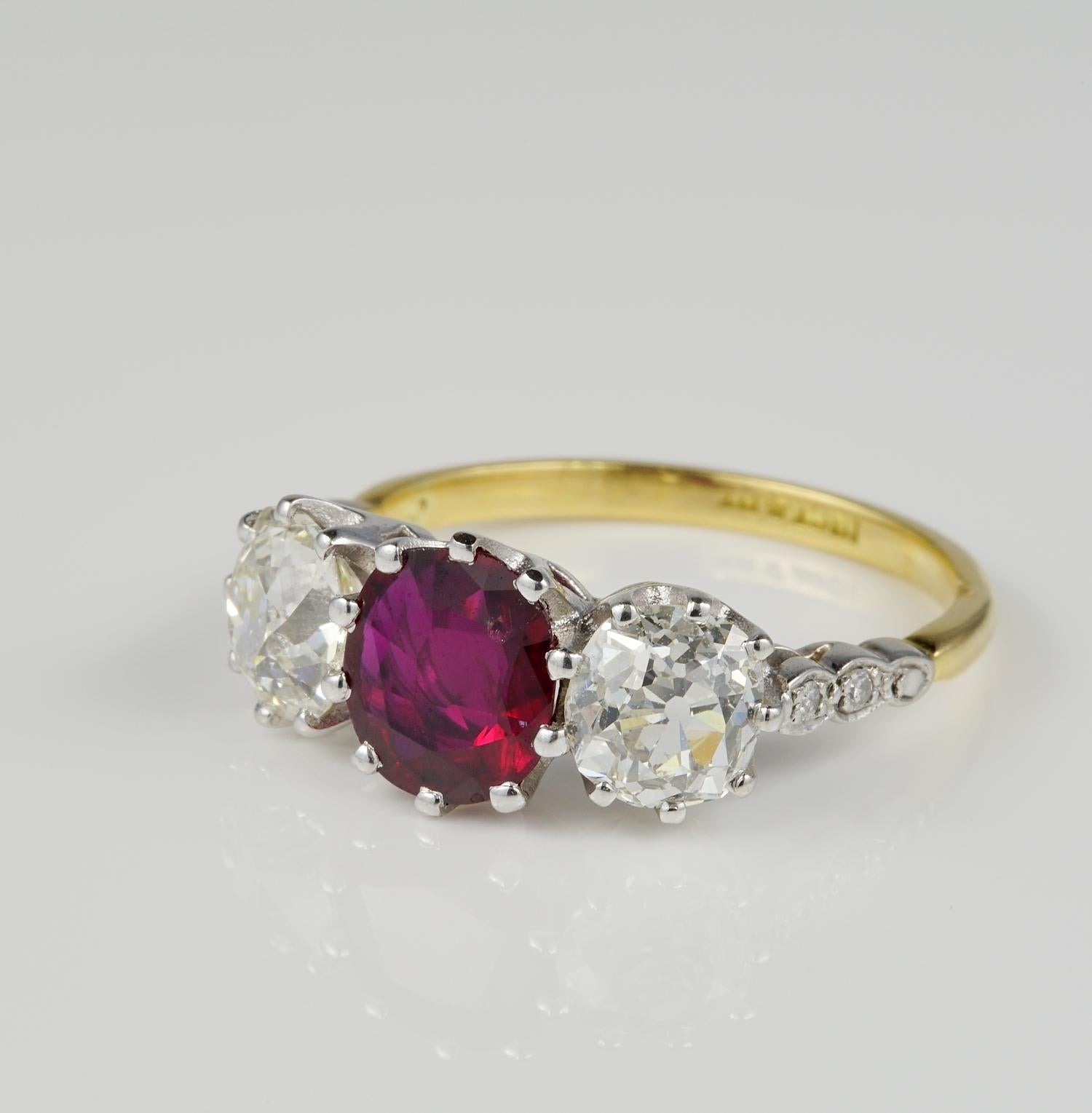 ruby antique ring