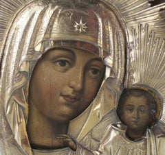 Important Russian Icon "Our Lady of Kazan" St. Petersburg