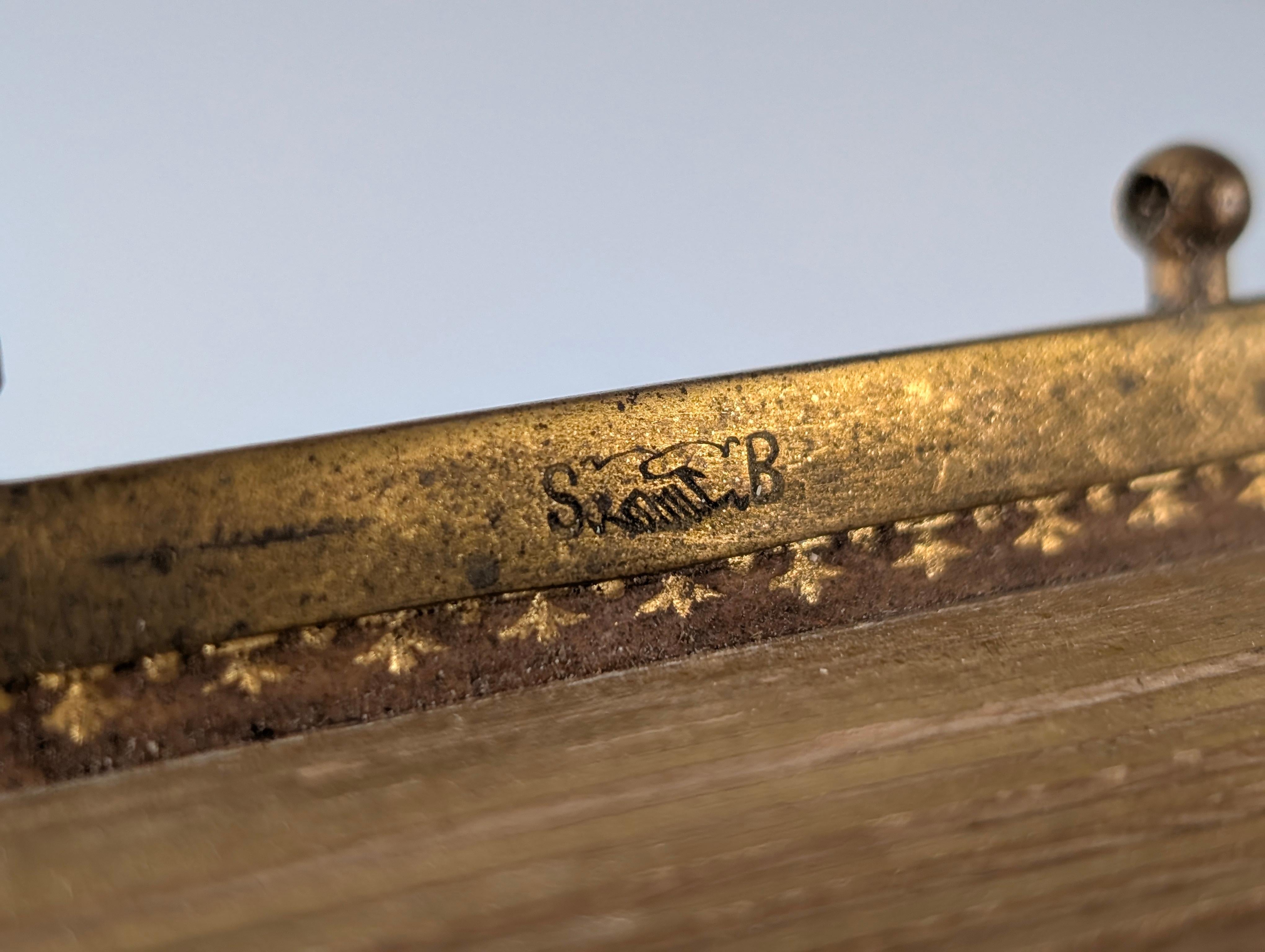 Important album photo impérial russe, bronze doré, onyx, 1907 en vente 10