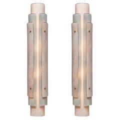 Important "Scavo" Murano Glass Sconces