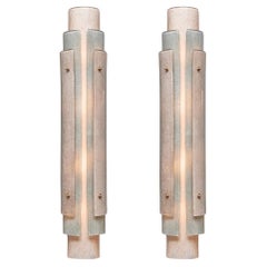 Important "Scavo" Murano Glass Sconces