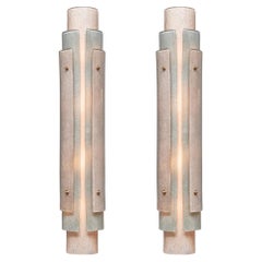 Important "Scavo" Murano Glass Sconces