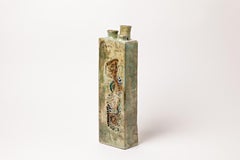 Important Sculptural Ceramic Abstract Vase by Maume Midcentury Decoration