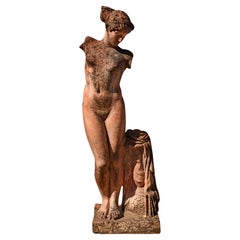 Important Sculpture "Esquiline Venus" Terracotta Late 20th Century