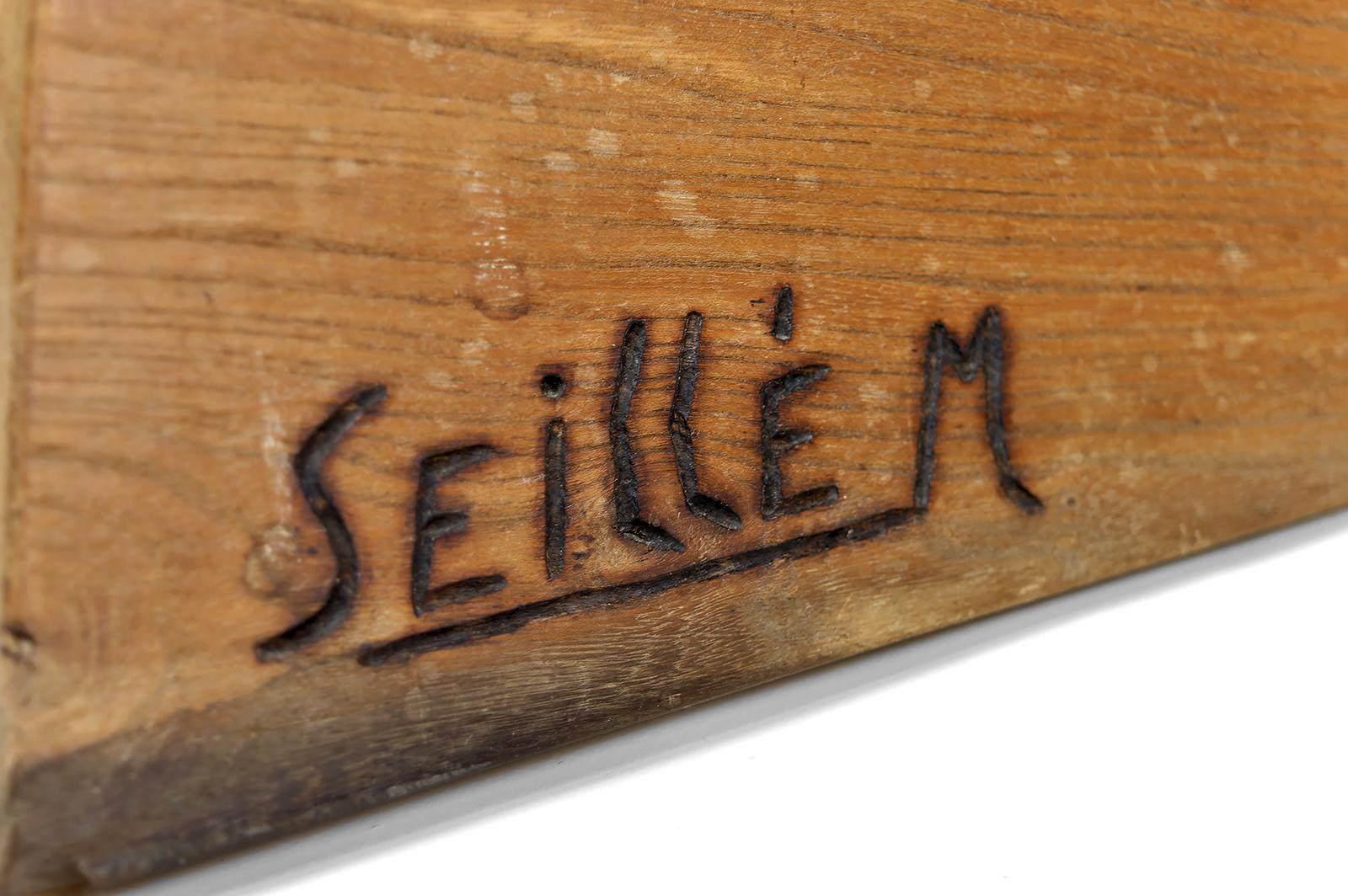 Importante Escultura de un Cuerpo Femenino, Cedro y Roble, Brutalismo, Francia, Años 70 en venta 9