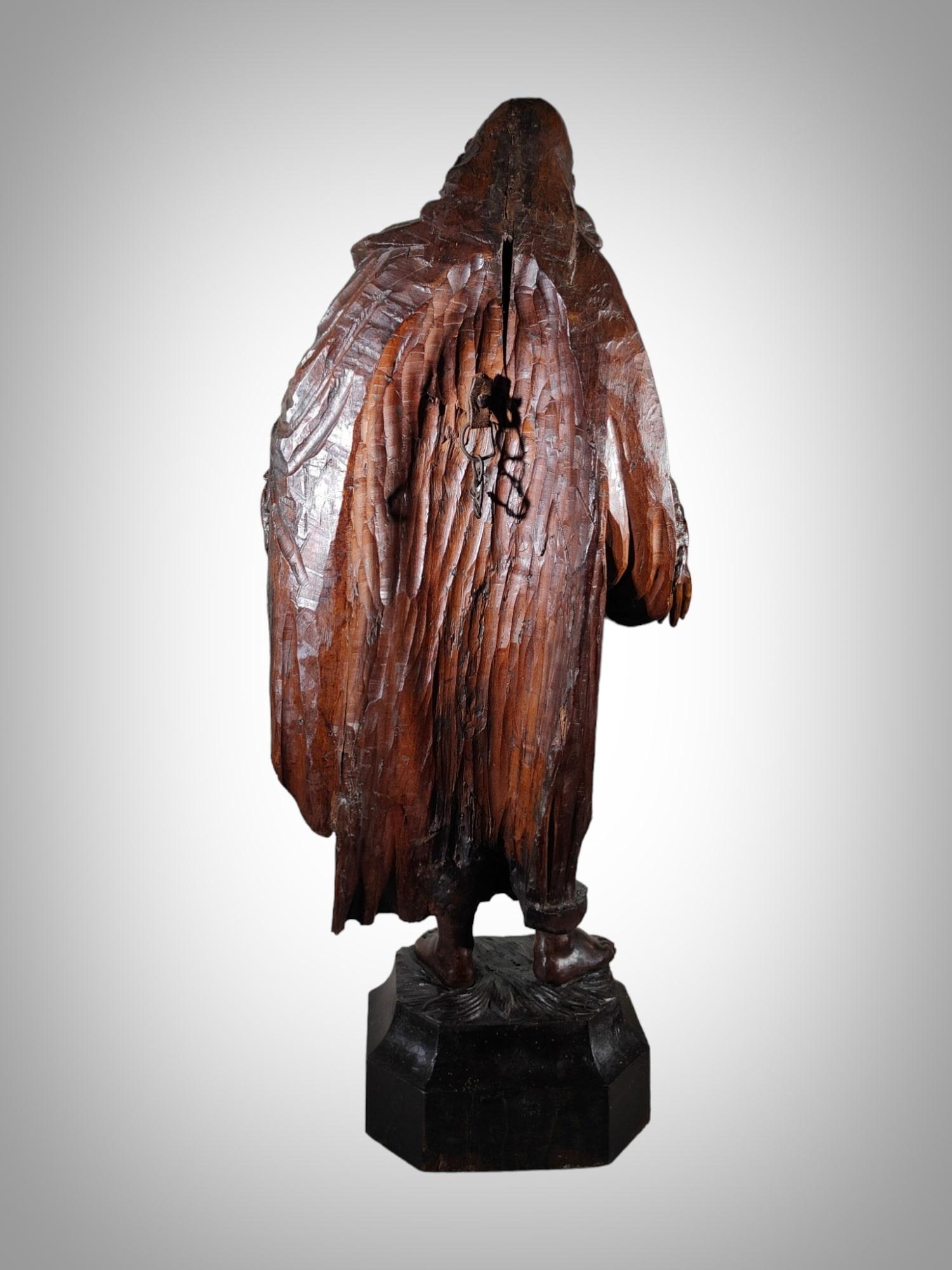 Important Sculpture Of The Apostle Saint John Of Veneto In Italy 4