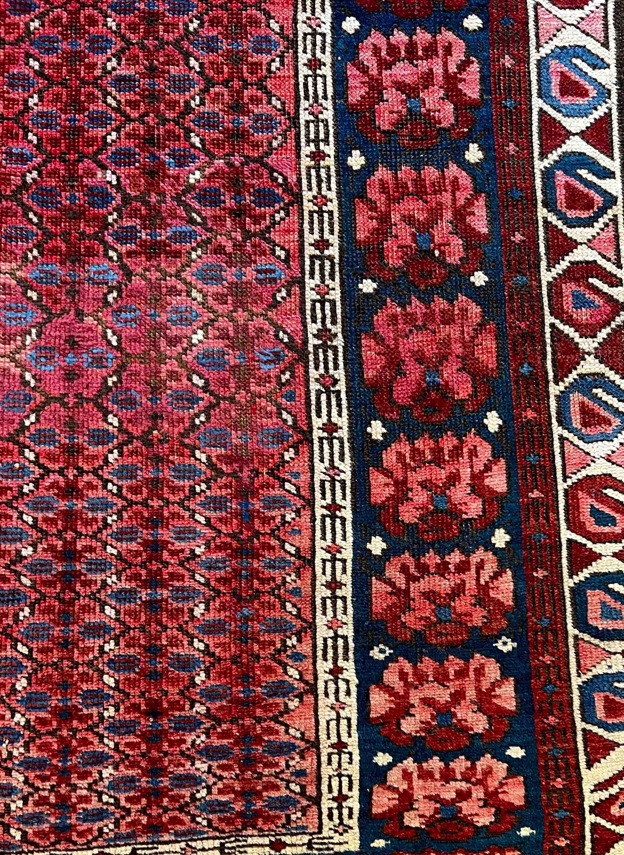 Noué à la main  Important tapis Seikhour de Russie, 19ème siècle - N° 640 en vente