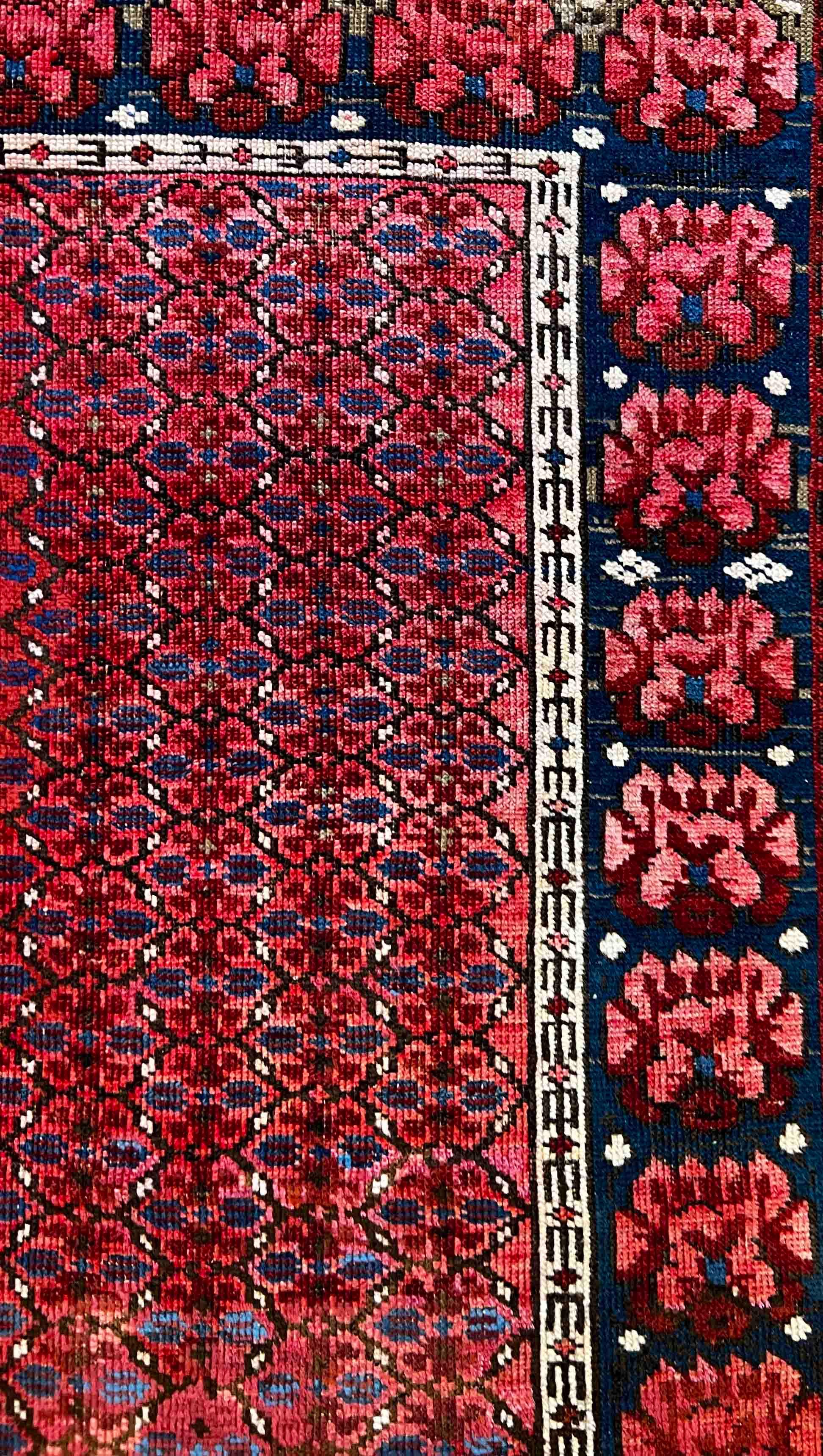  Important tapis Seikhour de Russie, 19ème siècle - N° 640 Excellent état - En vente à Paris, FR