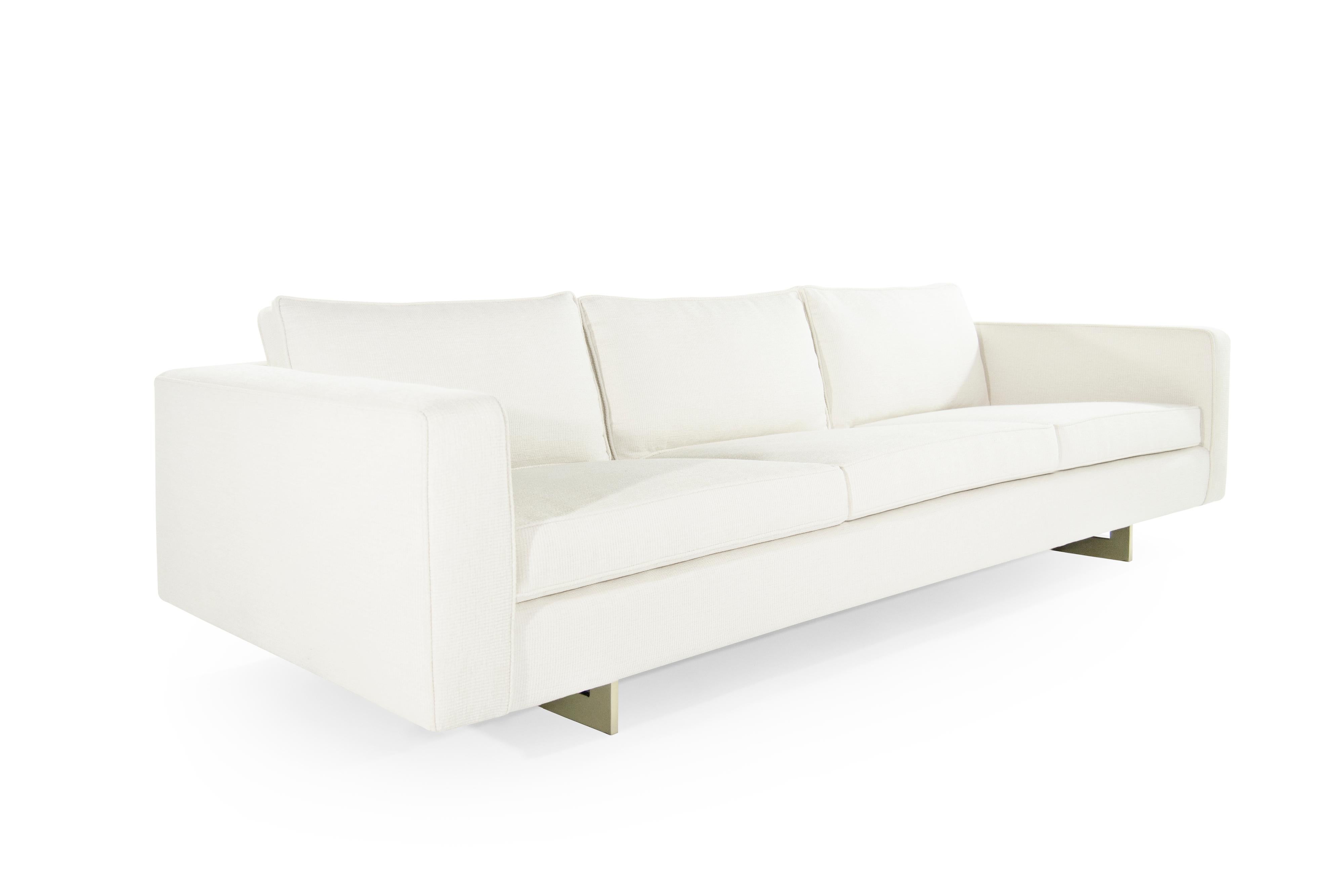 One of Jens Risom's most sought after and rarest designs. Series 65 sofa and lounge chairs, dubbed 