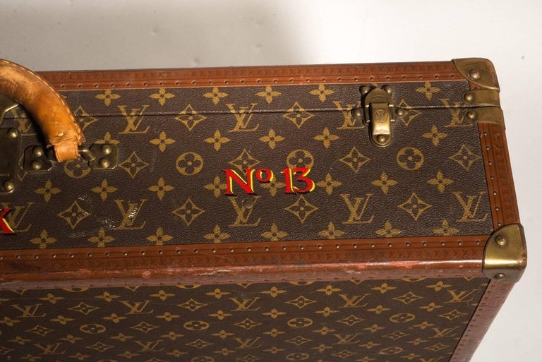 Louis Vuitton Vintage Luggage Important Set of Five Large Pieces ex