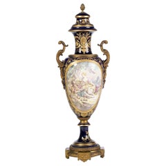 Important Sevres Vase and Cover Signed Maxant, 19th Century