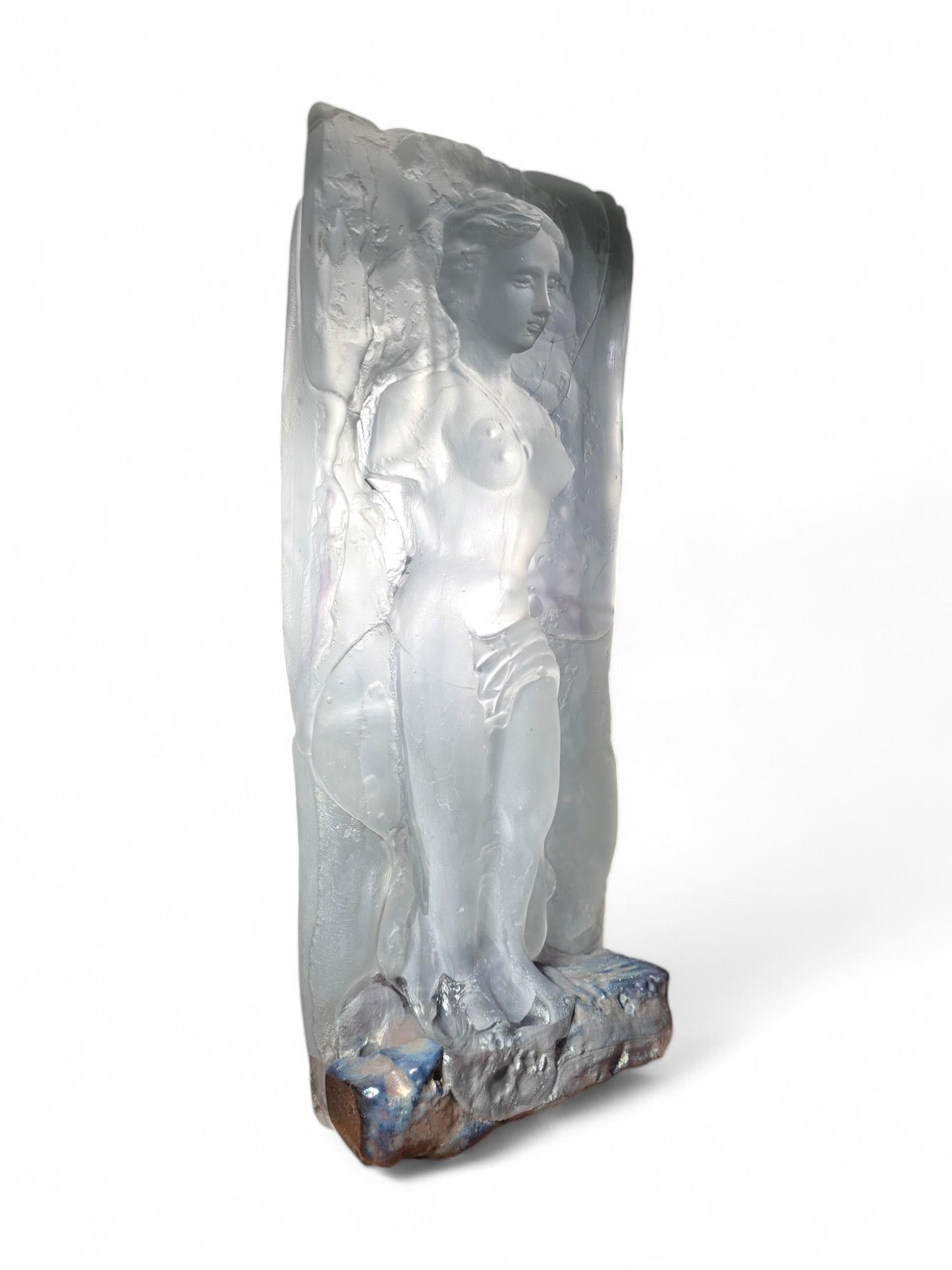 Importante scultura in vetro firmata da Jean Claude Novaro - Venere in vendita 6