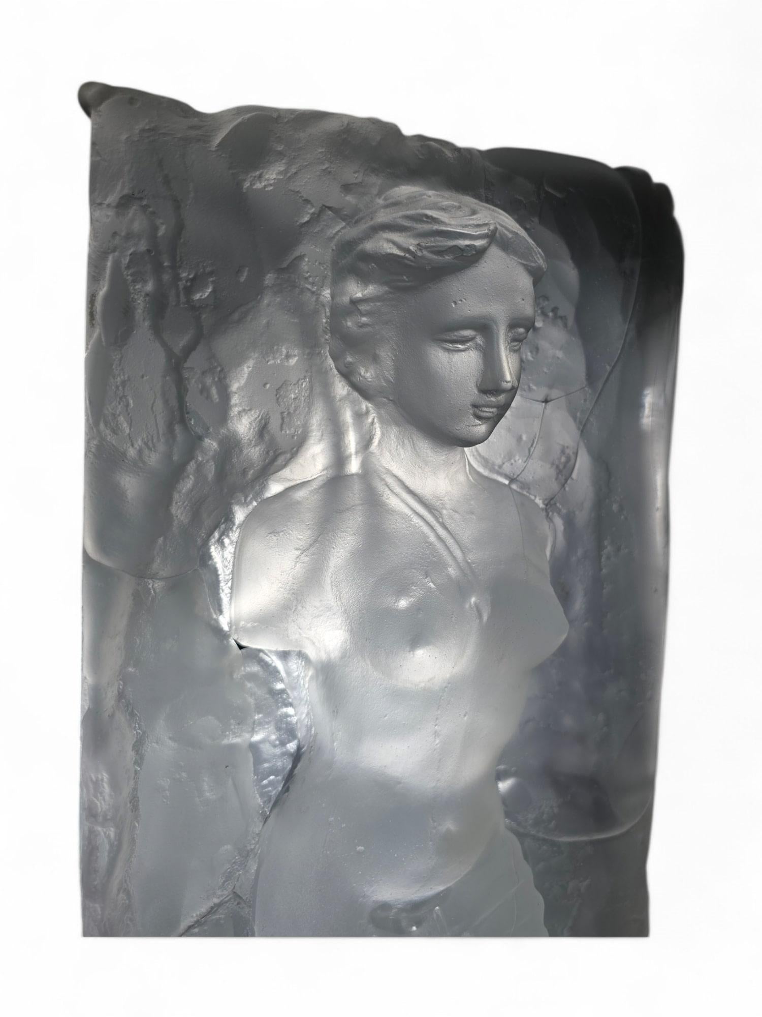Importante scultura in vetro firmata da Jean Claude Novaro - Venere in vendita 7