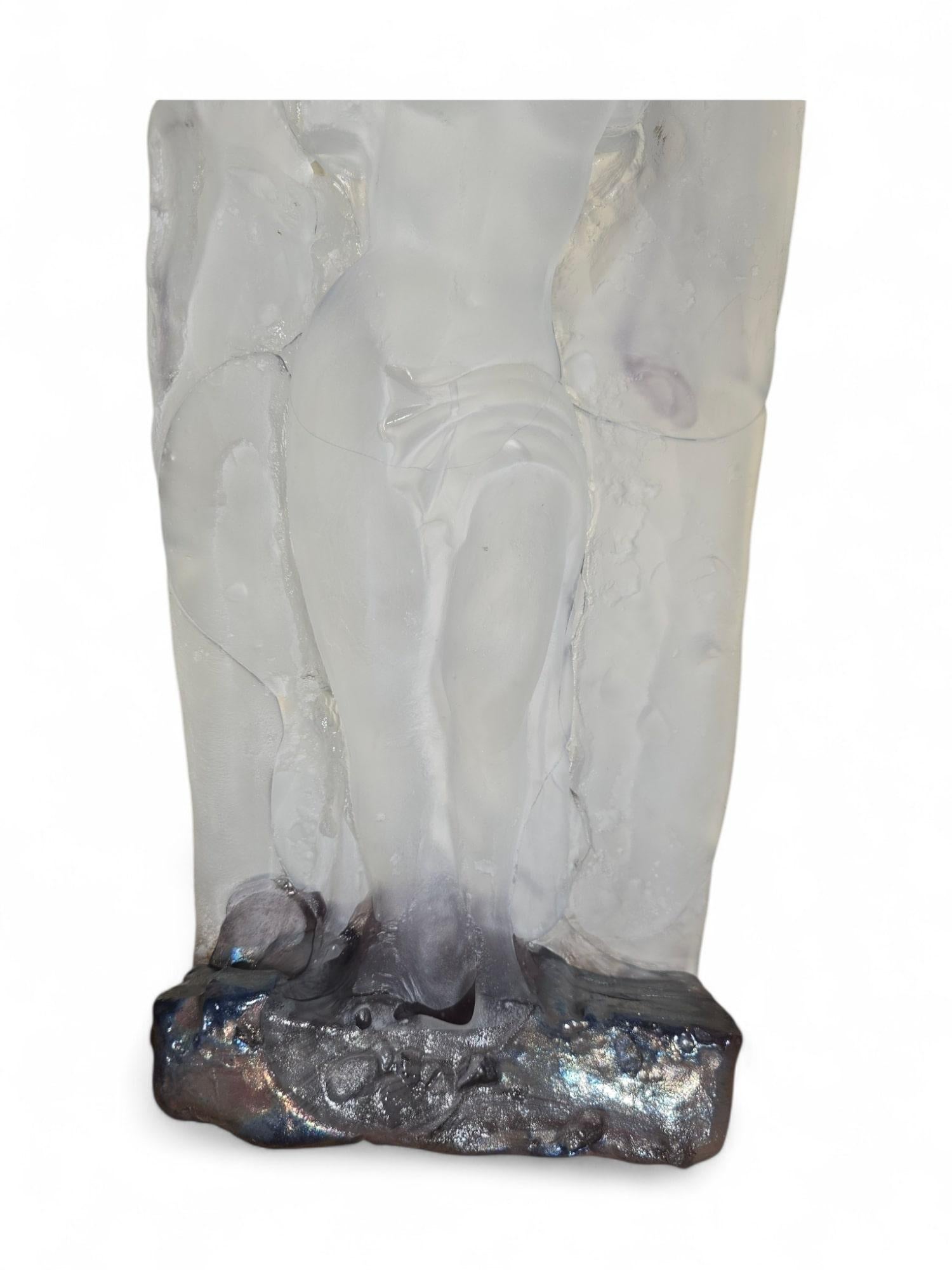 Importante scultura in vetro firmata da Jean Claude Novaro - Venere in vendita 12
