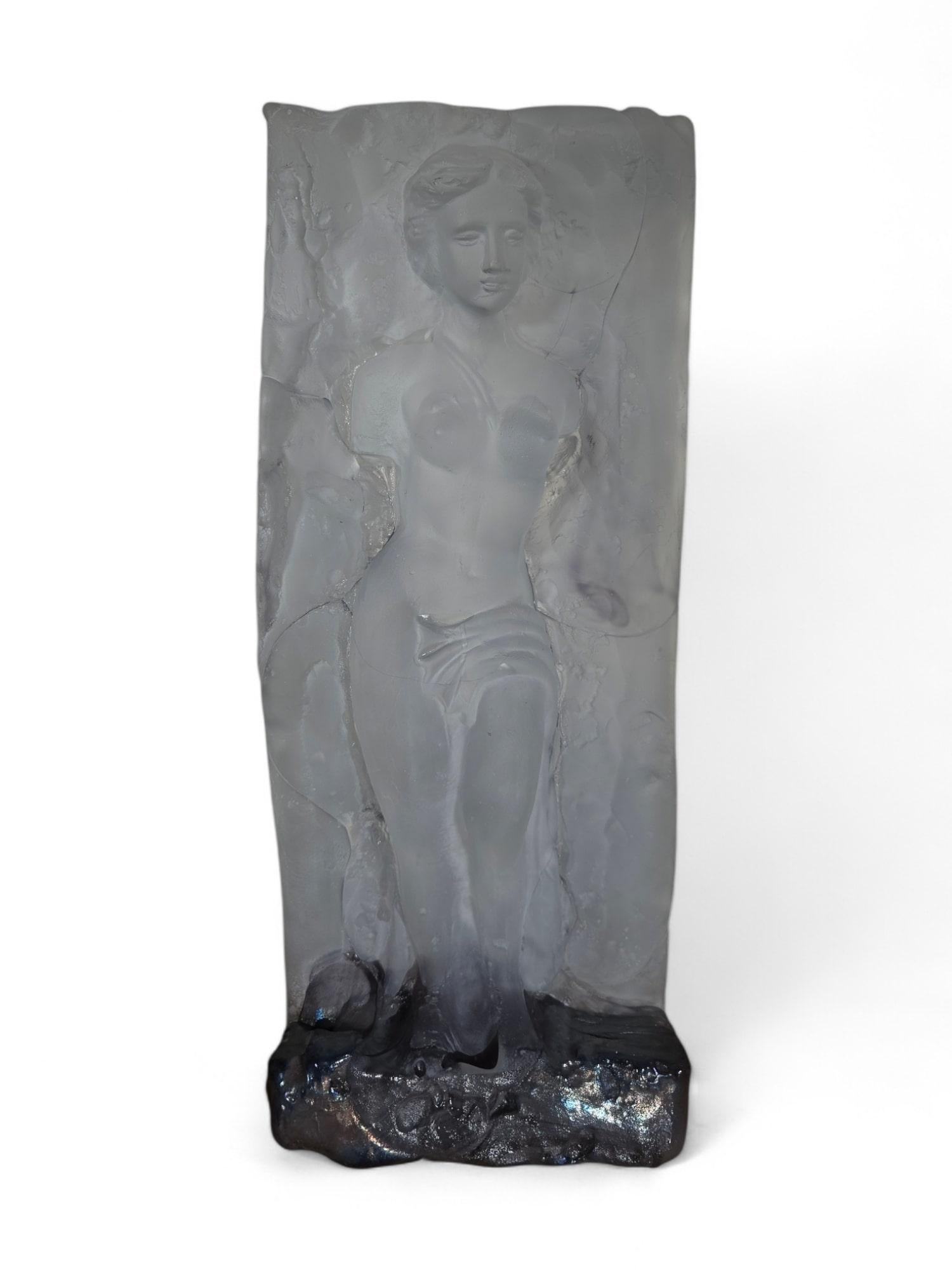 Importante scultura in vetro firmata da Jean Claude Novaro - Venere in vendita 13
