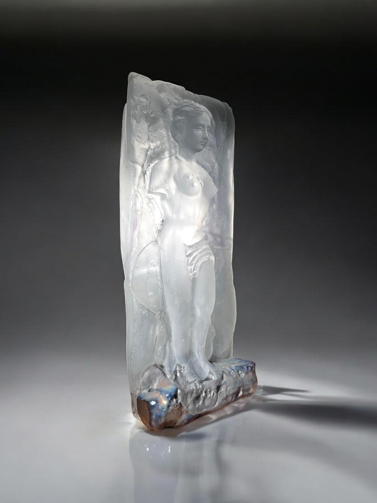 Importante scultura in vetro firmata da Jean Claude Novaro - Venere In condizioni ottime in vendita a Madrid, ES