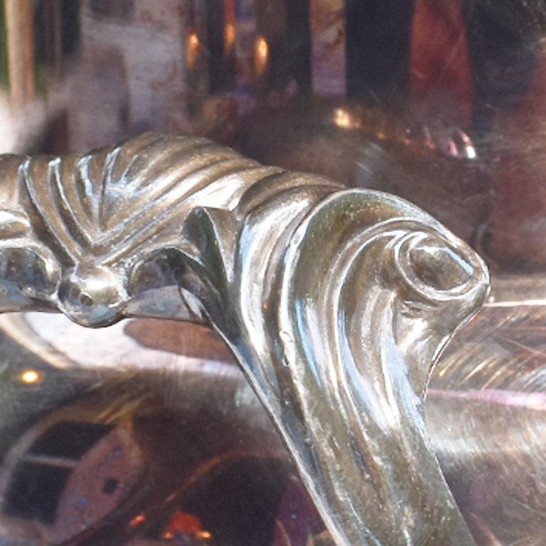 Placcato argento Importante secchiello da champagne o secchiello da ghiaccio in argento di Jack E. Leonard 1971 in vendita