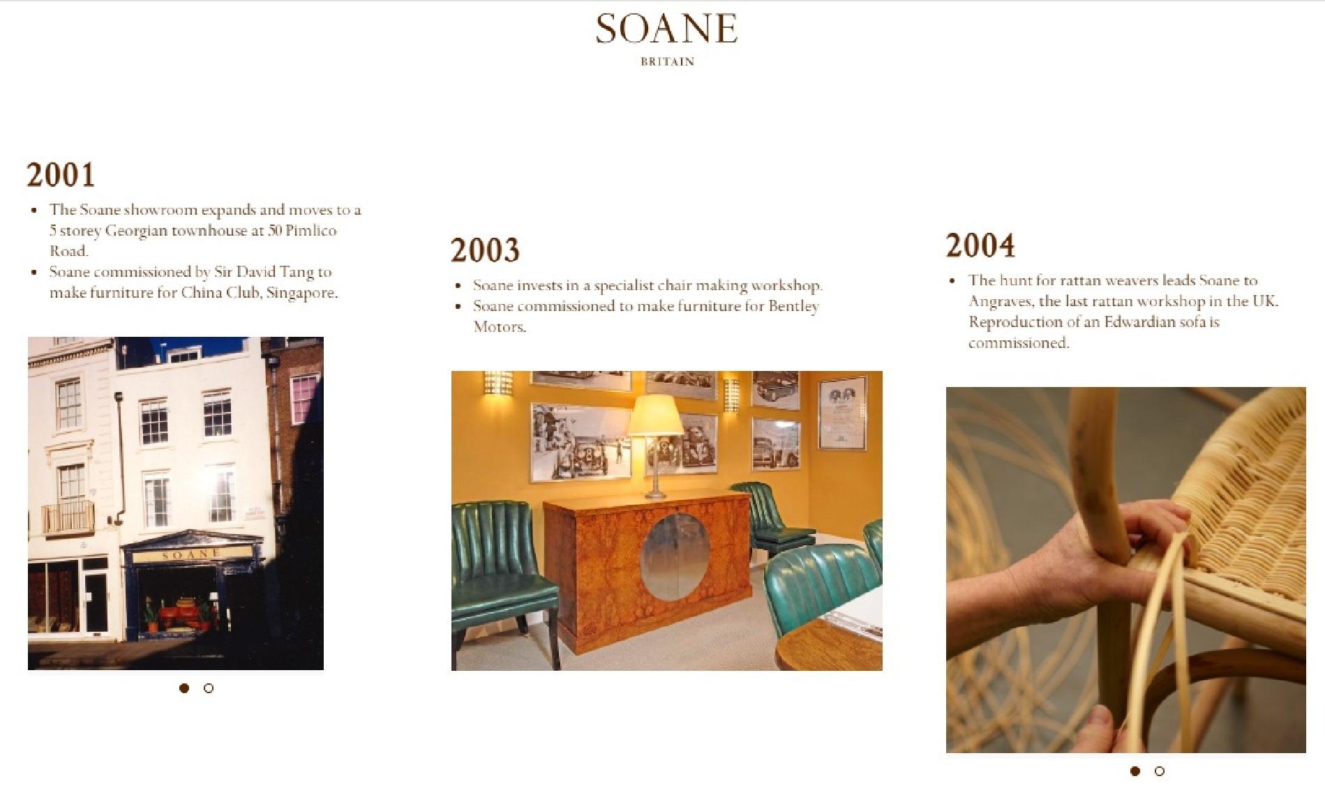 Mid-Century moderno IMPORTANTE Soane BRITAIN MADE FOR BENTLEY AMBOYNA BURL SiDEBOARD in vendita